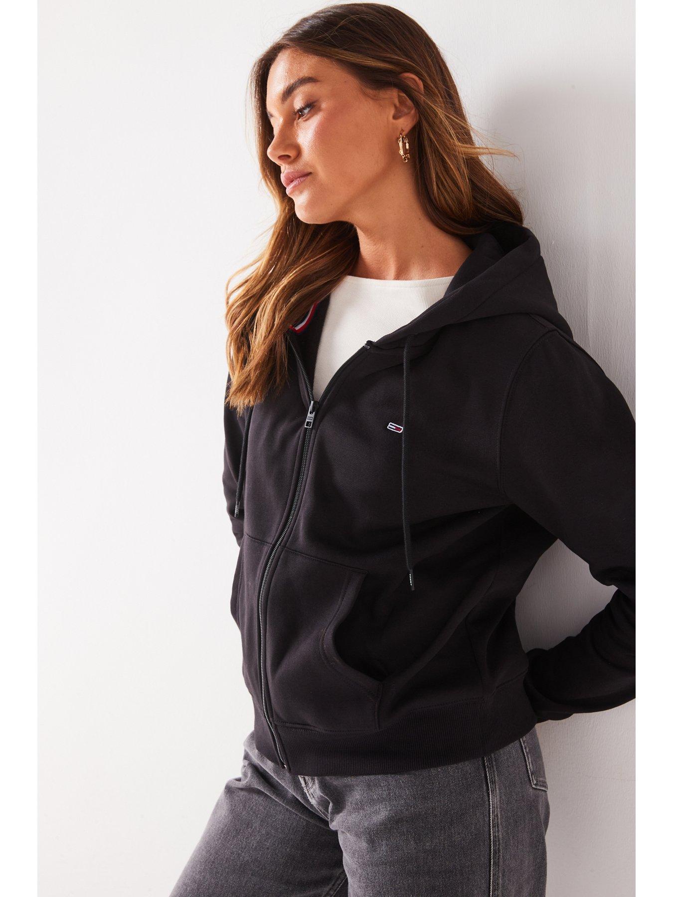 OX Zip Through Hoodie (Black/Grey) - M - OX Tools UK