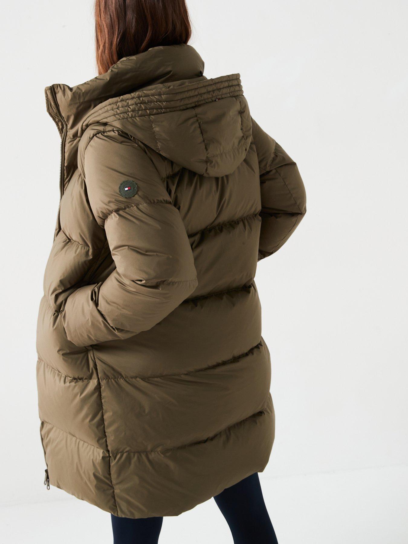 Coat Clearance Tommy Hilfiger Women's Long Puffer Coat Tommy