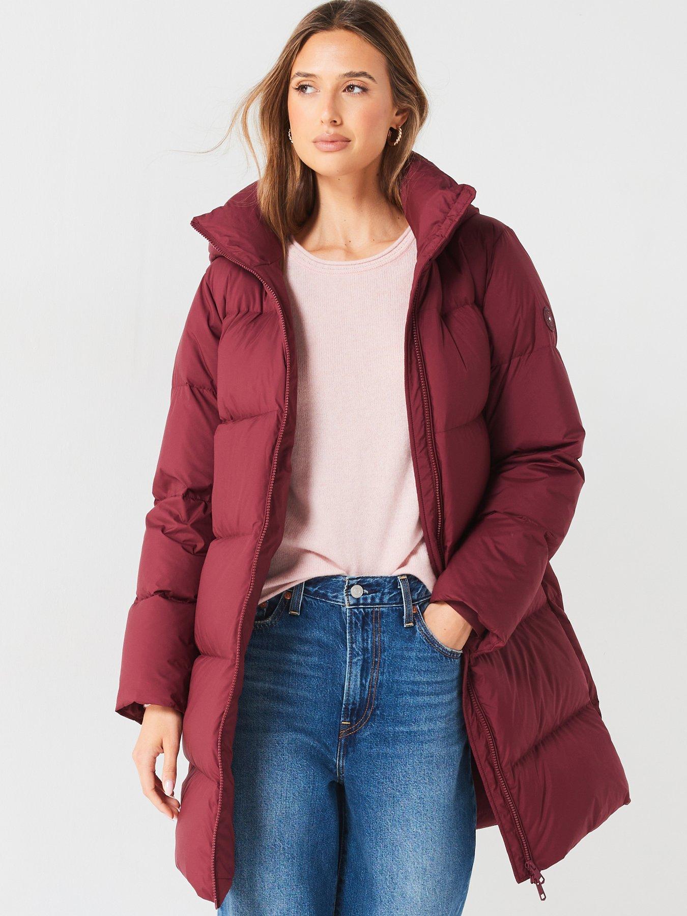 Tommy Hilfiger Down Mid length Padded Jacket Red Very