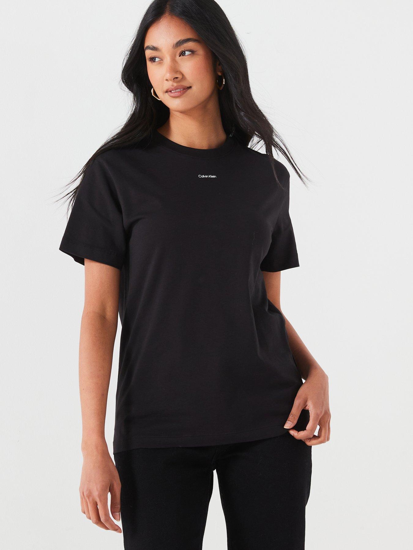 Calvin Klein Micro Logo T shirt Black Very