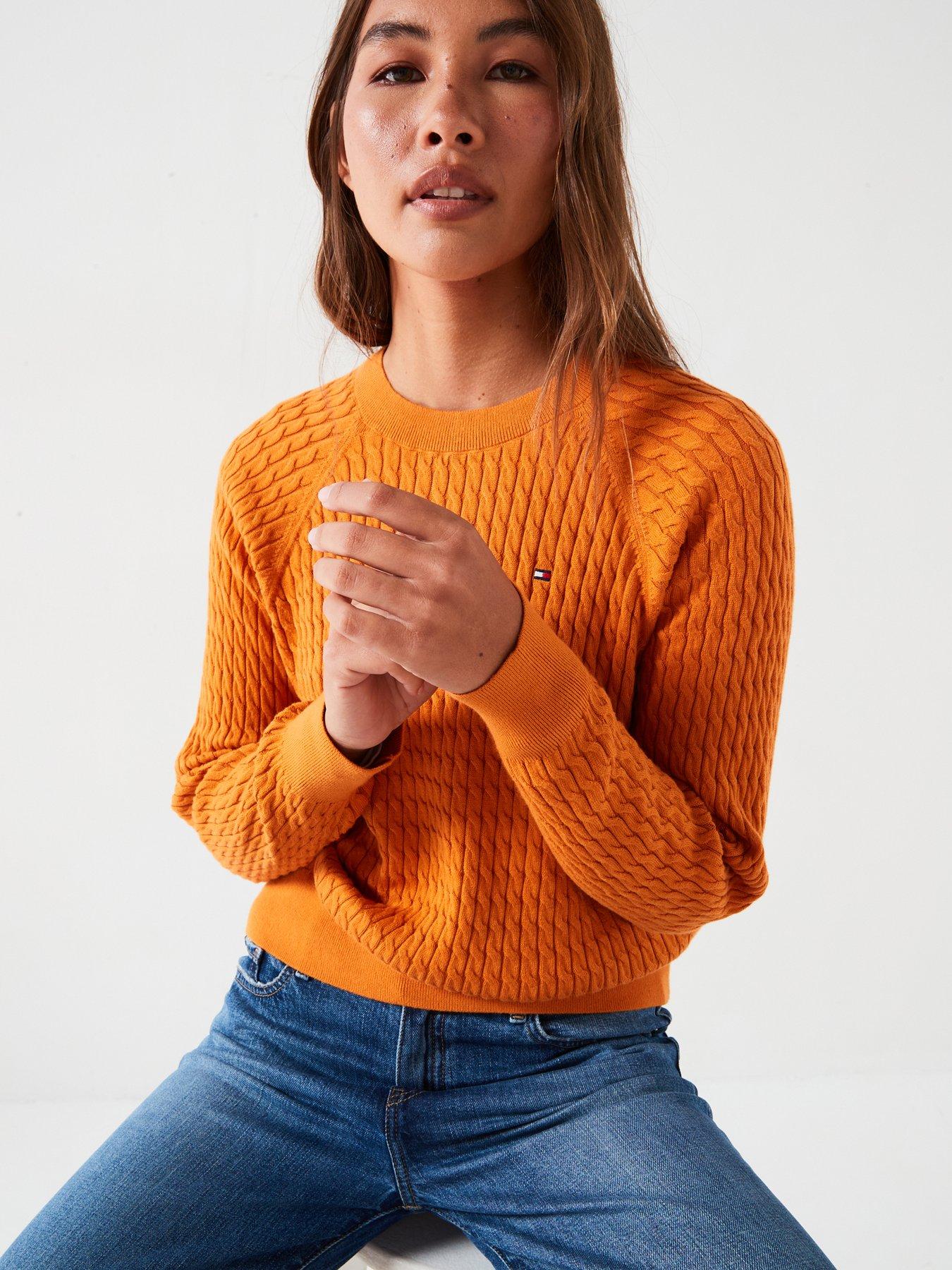 Tommy Hilfiger Crew Neck Jumper - Orange