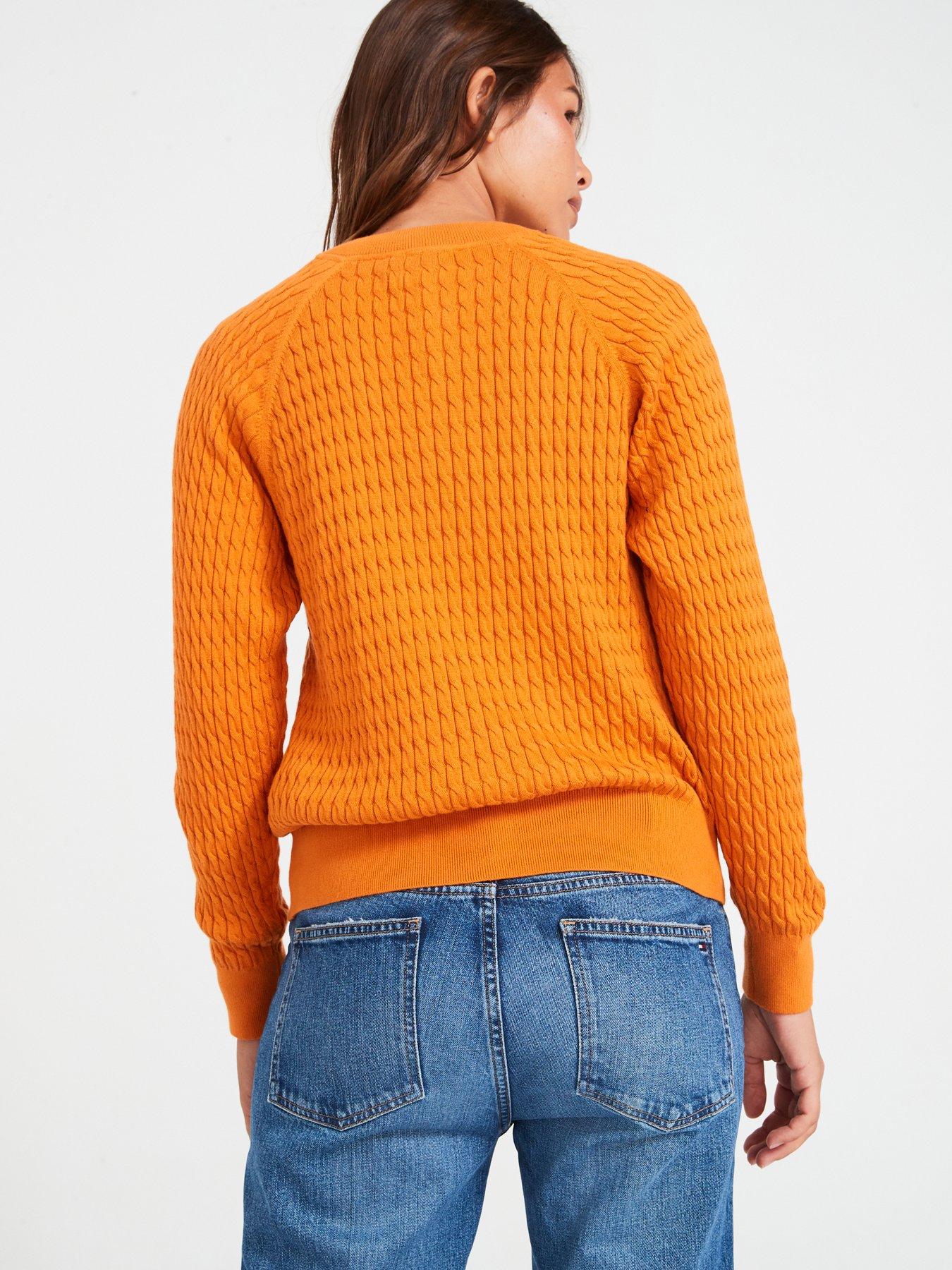 Orange tommy hilfiger jumper online