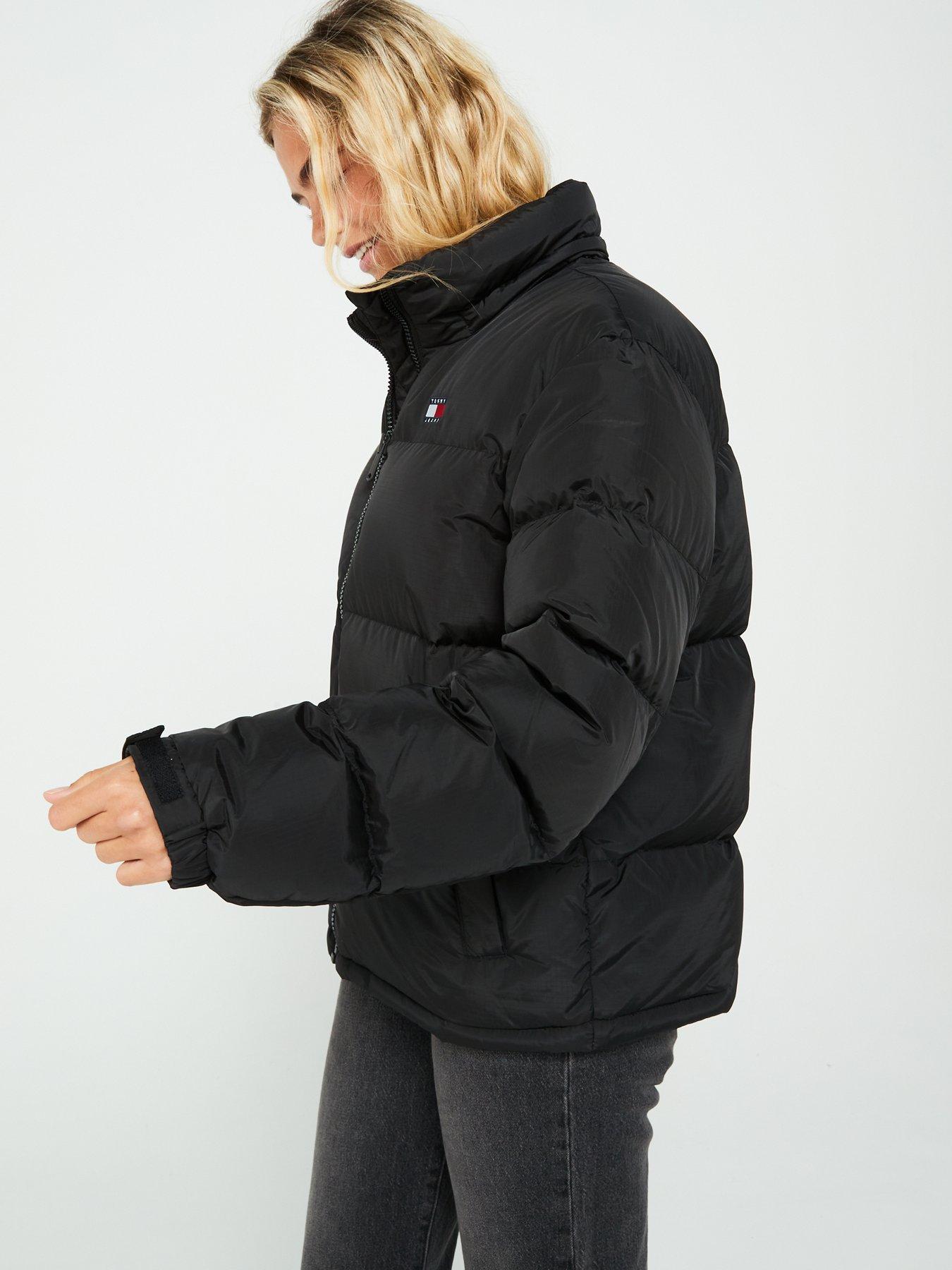 Image 5 of 5 of Tommy Jeans Padded Logo Jacket - Black