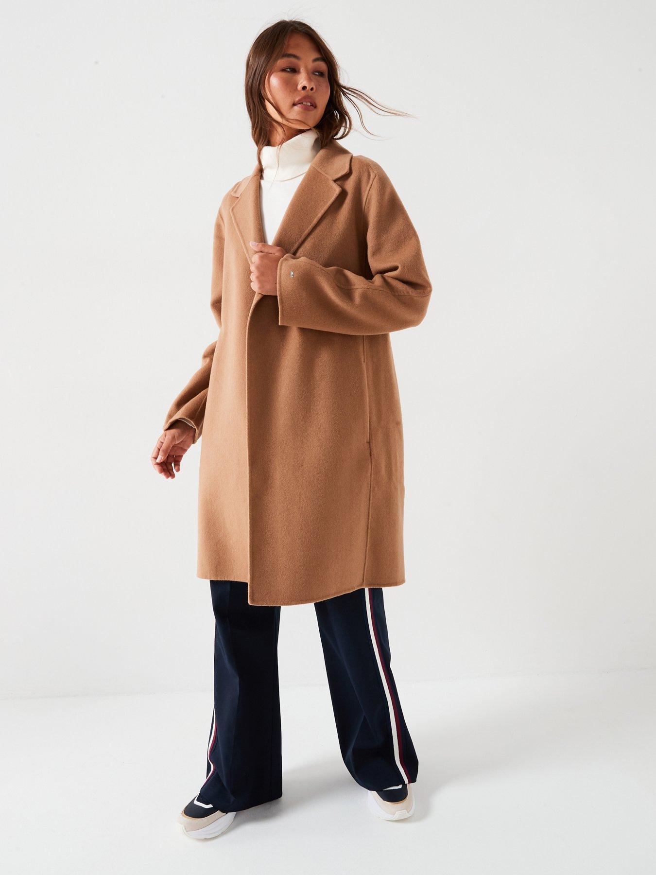 undefined Wool Duster Coat - Brown