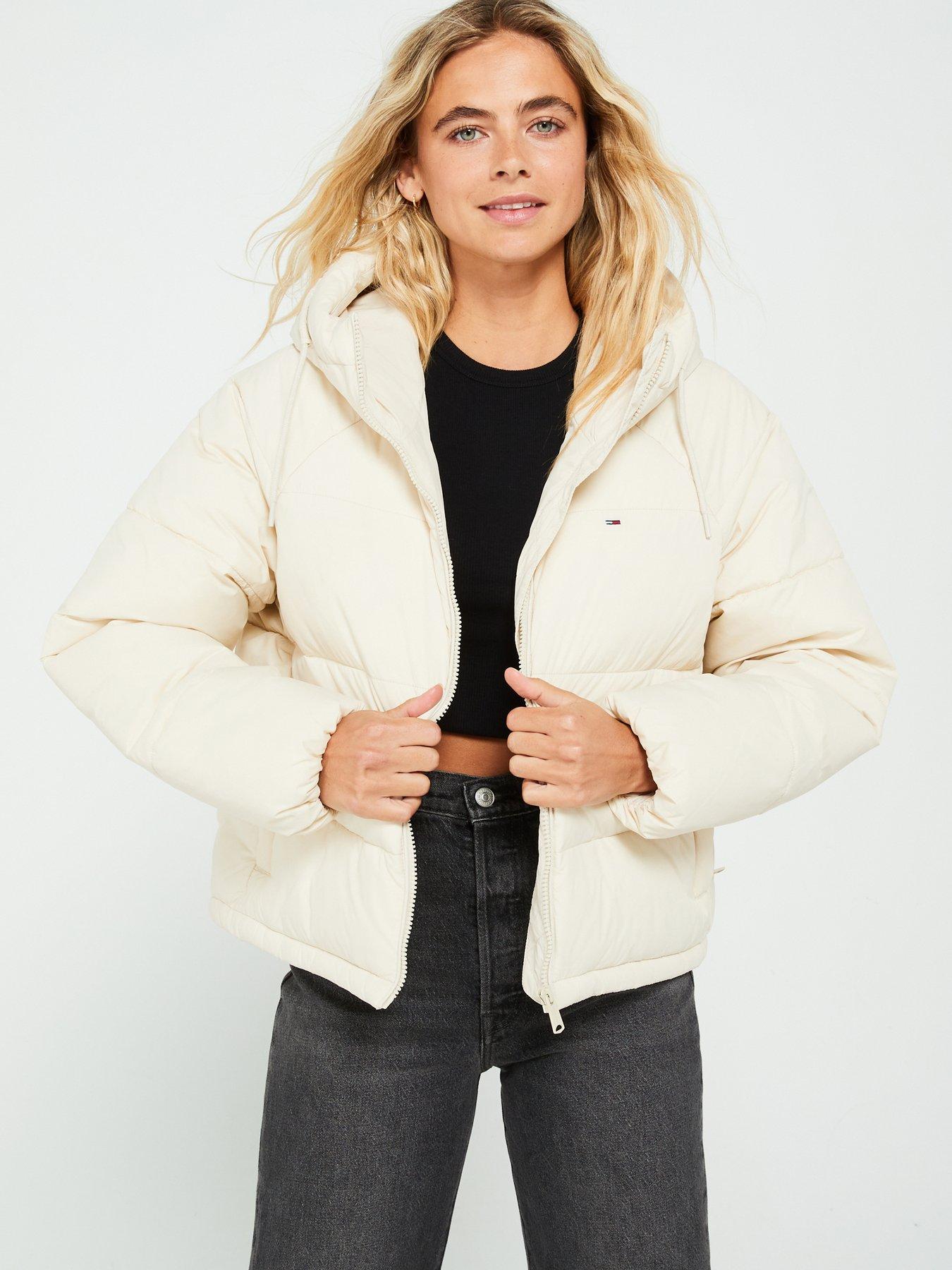 Image 1 of 5 of Tommy Jeans Aspen Padded Jacket - Beige