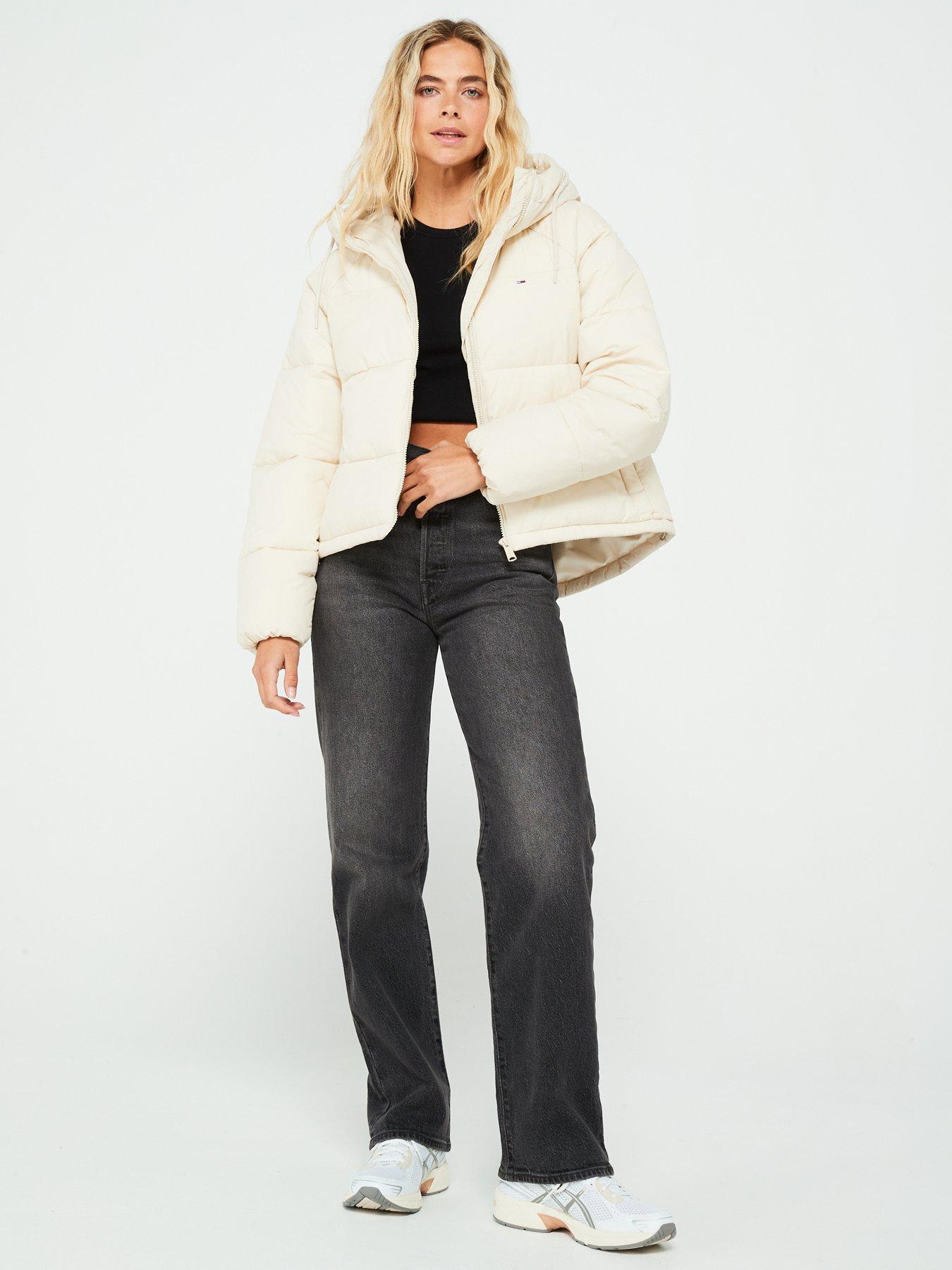 Image 3 of 5 of Tommy Jeans Aspen Padded Jacket - Beige