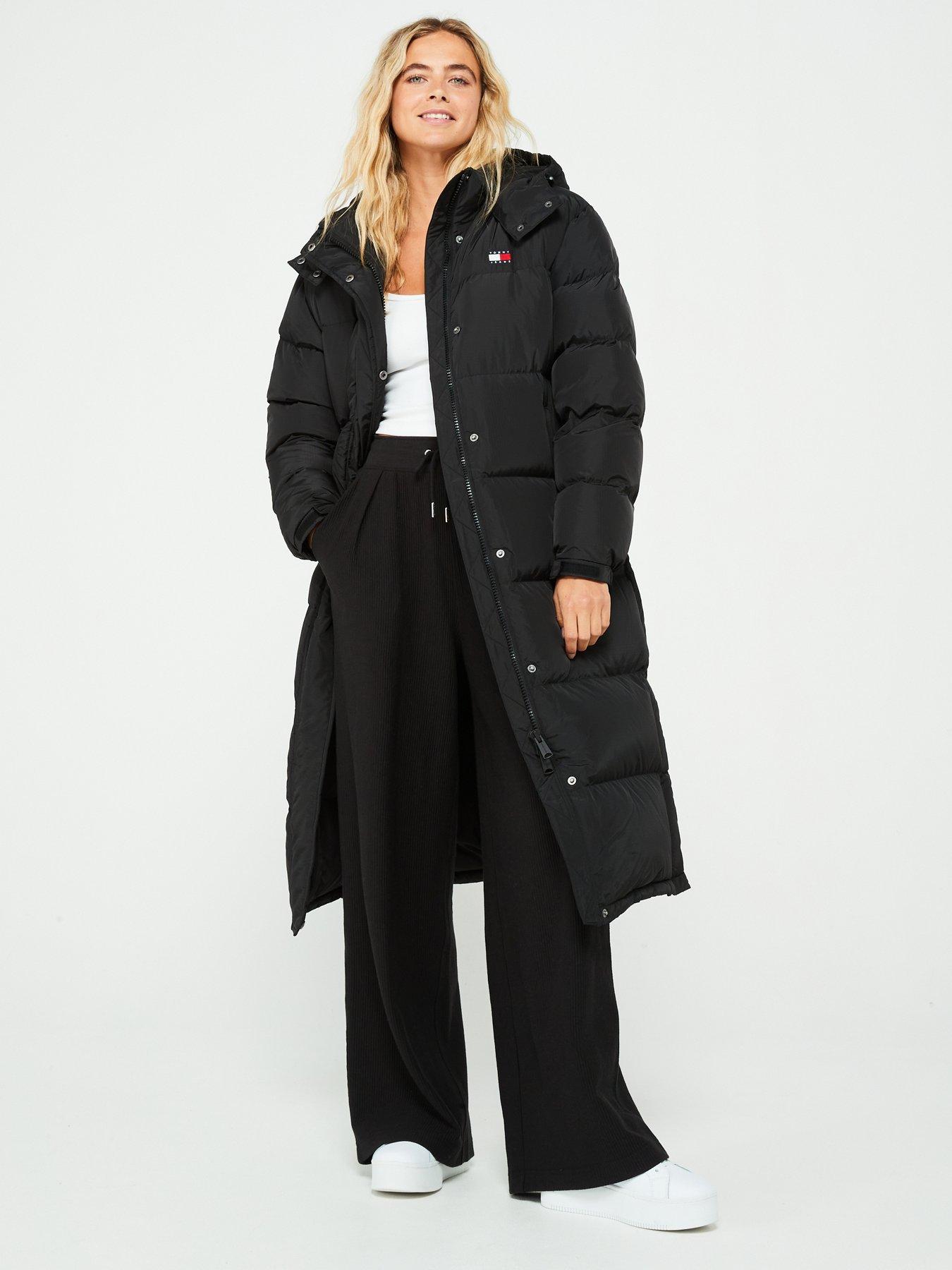 undefined Alaska Long Padded Coat - Black