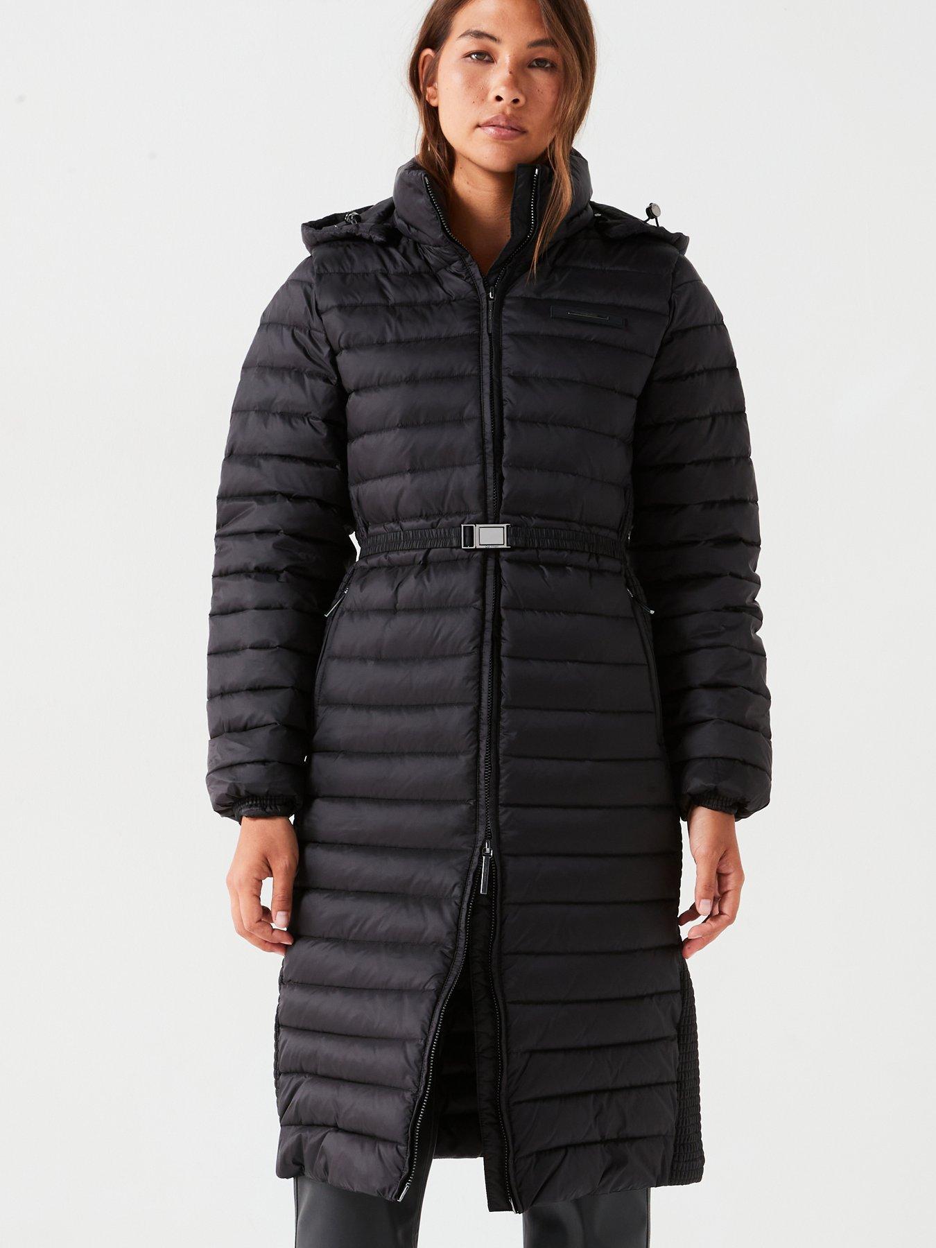 Calvin klein parka womens hotsell