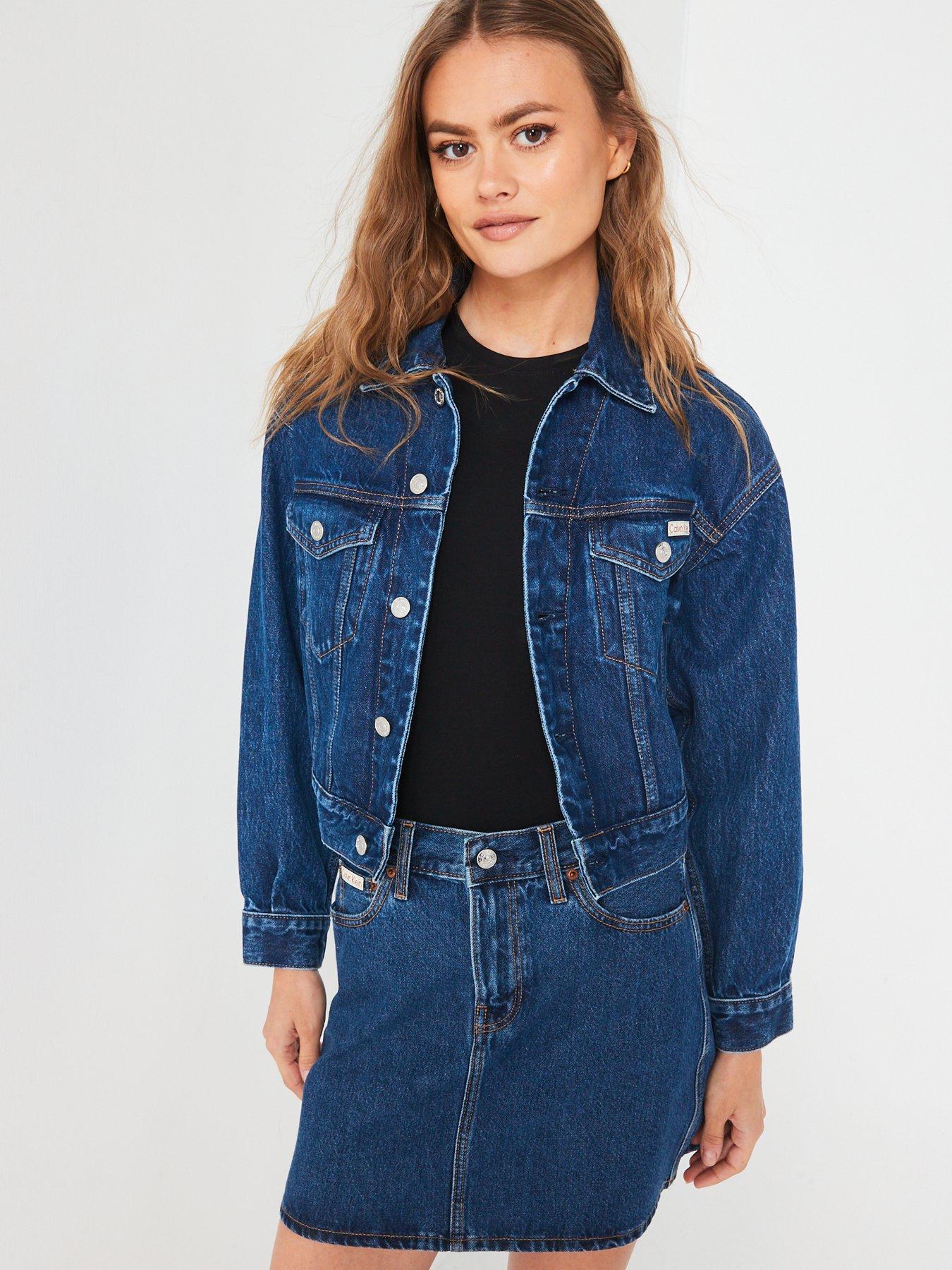 undefined 90S Denim Trucker Jacket - Blue