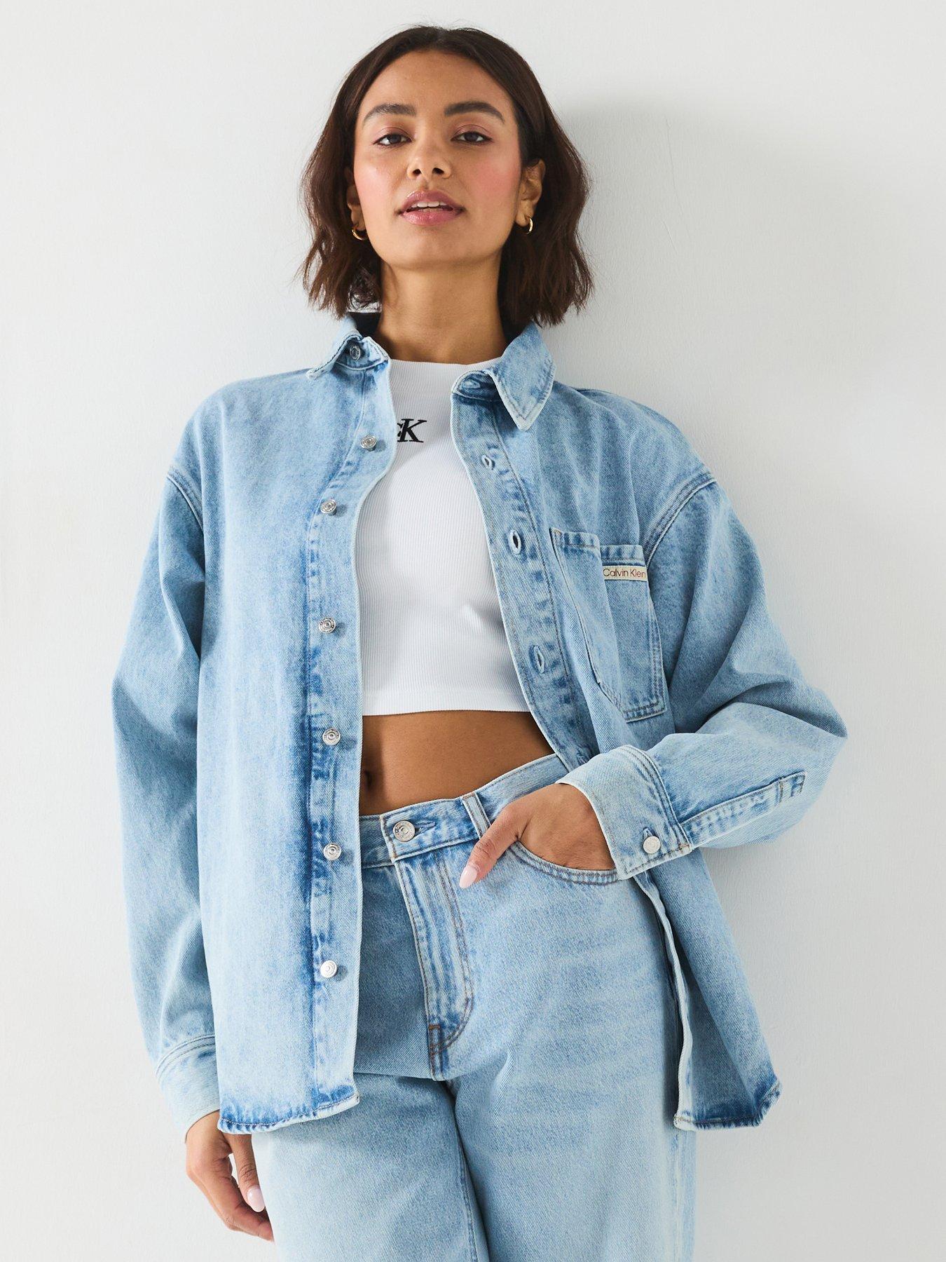 undefined Denim Overshirt - Blue