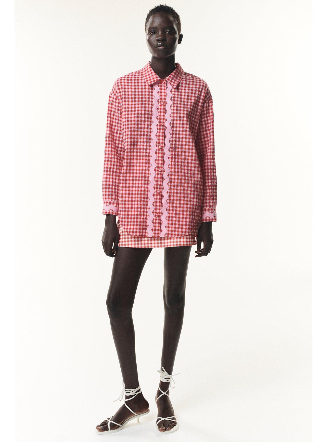 undefined Arin Poplin Gingham Shirt