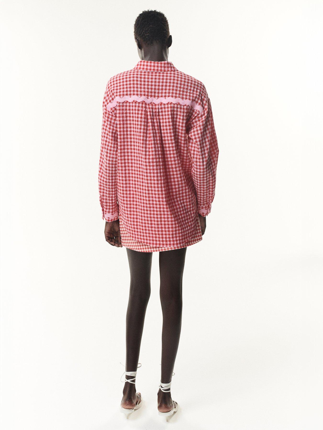 Image 2 of 6 of Olivia Rubin Arin Poplin Gingham Shirt