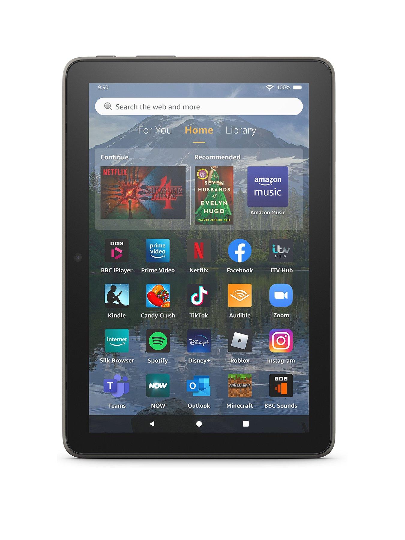 undefined Fire HD 8 Plus tablet, 8-inch HD display, 32GB Storage, Grey