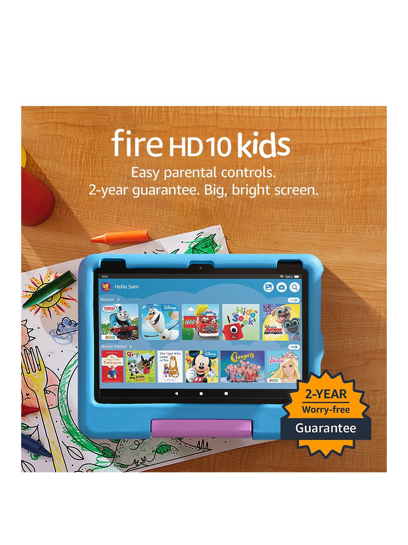 Image 2 of 8 of Amazon Fire HD 10 Kids Tablet (2023 release), 32GB - Blue