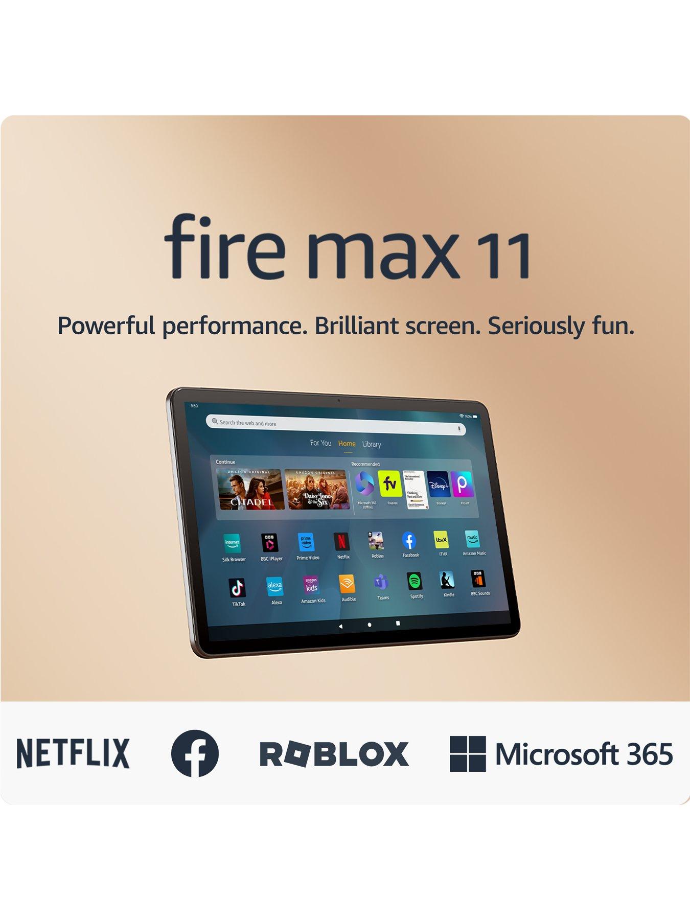 Image 4 of 6 of Amazon Fire Max 11 tablet, 128 GB, Grey, with Ads