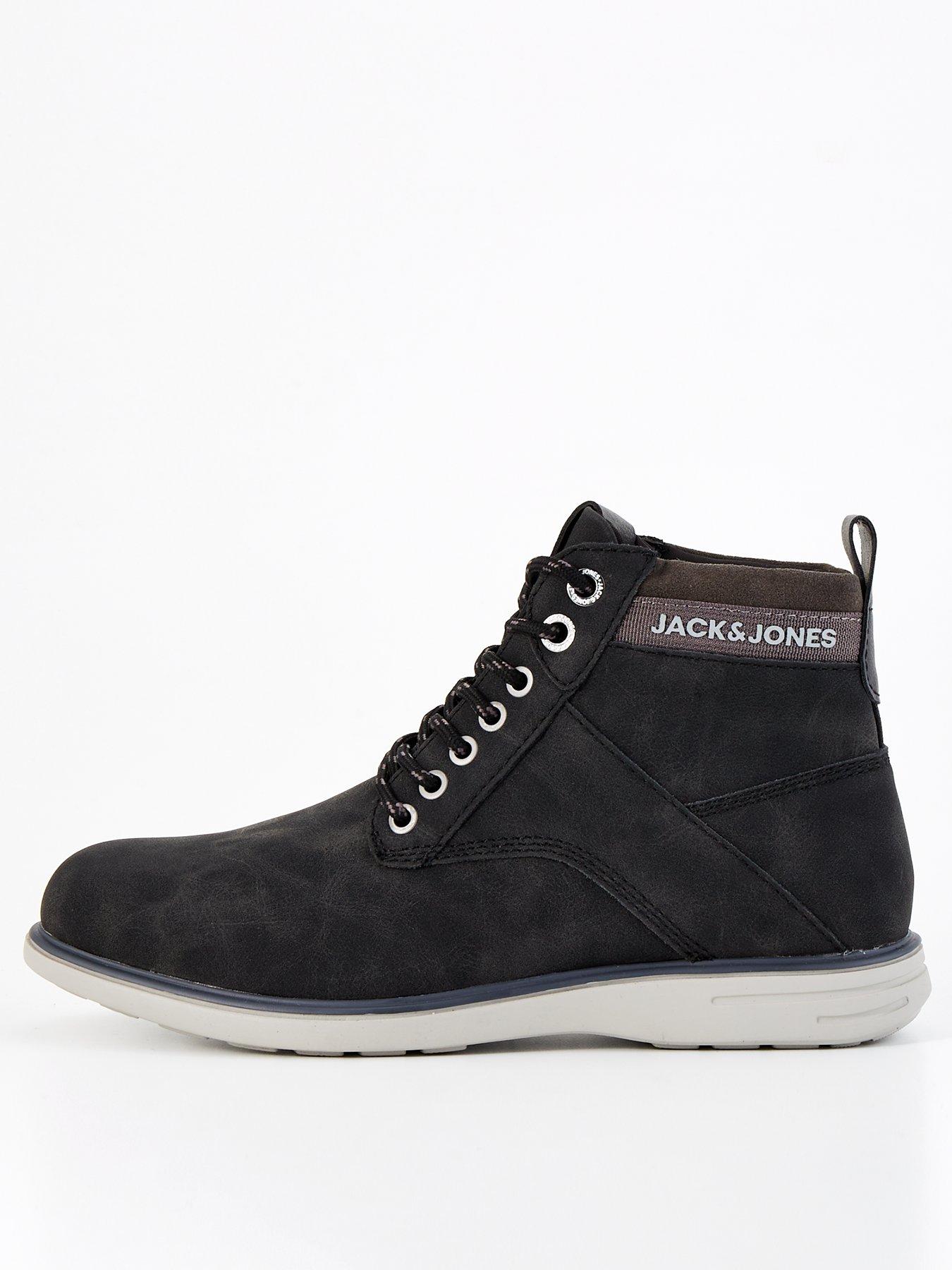 Jack Jones Jack Jones Faux Leather Lace Up Chukka Boots Very