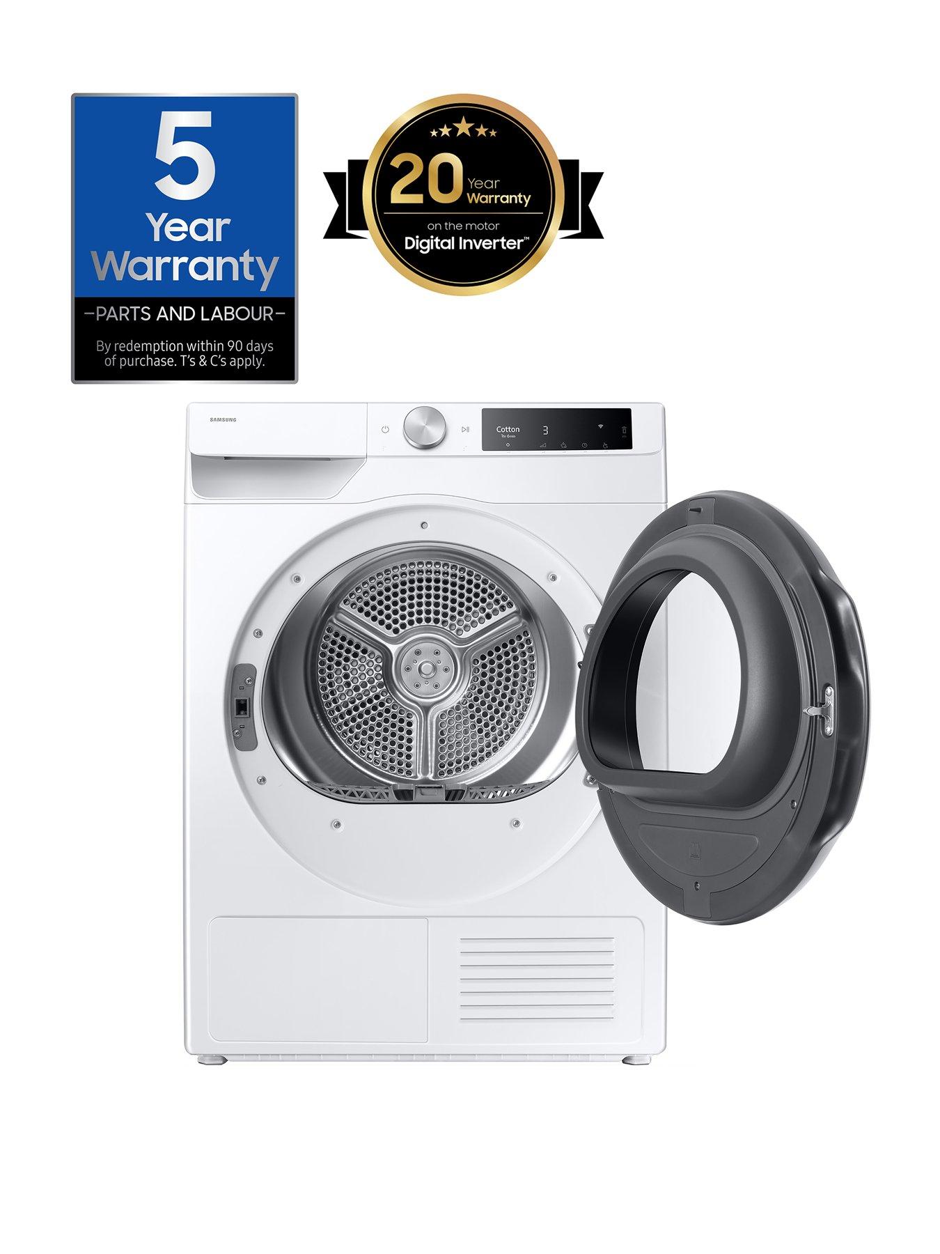 Image 2 of 7 of Samsung Series 7 DV90T6240LE/S1 9kg Load&nbsp;Heat Pump Tumble Dryer with&nbsp;with OptimalDry