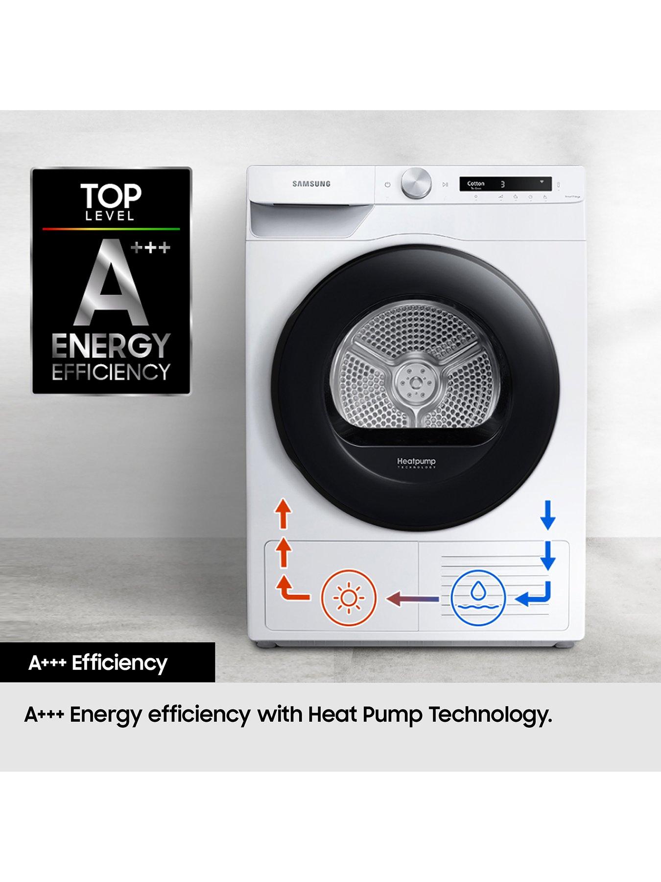 Image 4 of 7 of Samsung Series 7 DV90T6240LE/S1 9kg Load&nbsp;Heat Pump Tumble Dryer with&nbsp;with OptimalDry