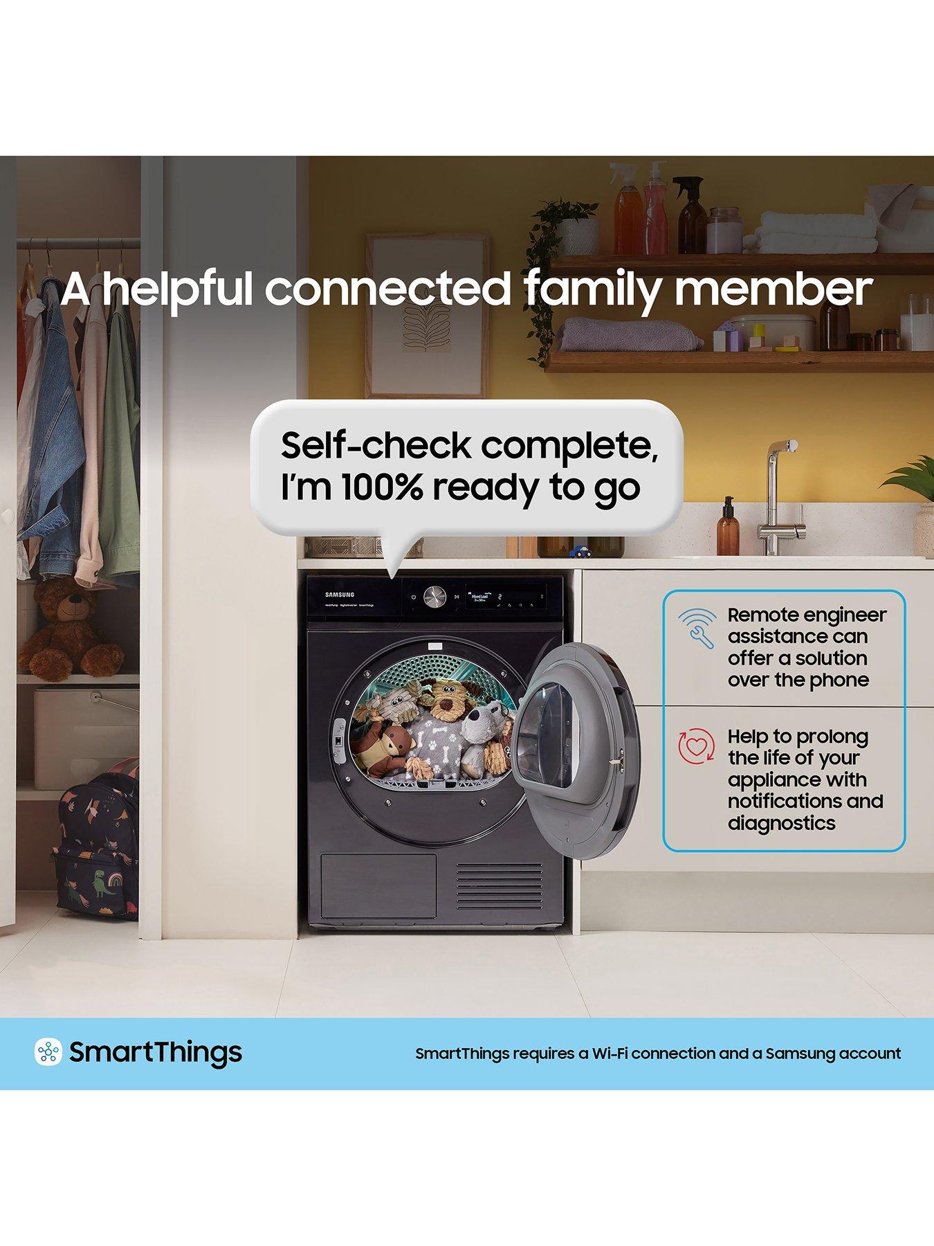 Image 6 of 7 of Samsung Series 7 DV90T6240LE/S1 9kg Load&nbsp;Heat Pump Tumble Dryer with&nbsp;with OptimalDry