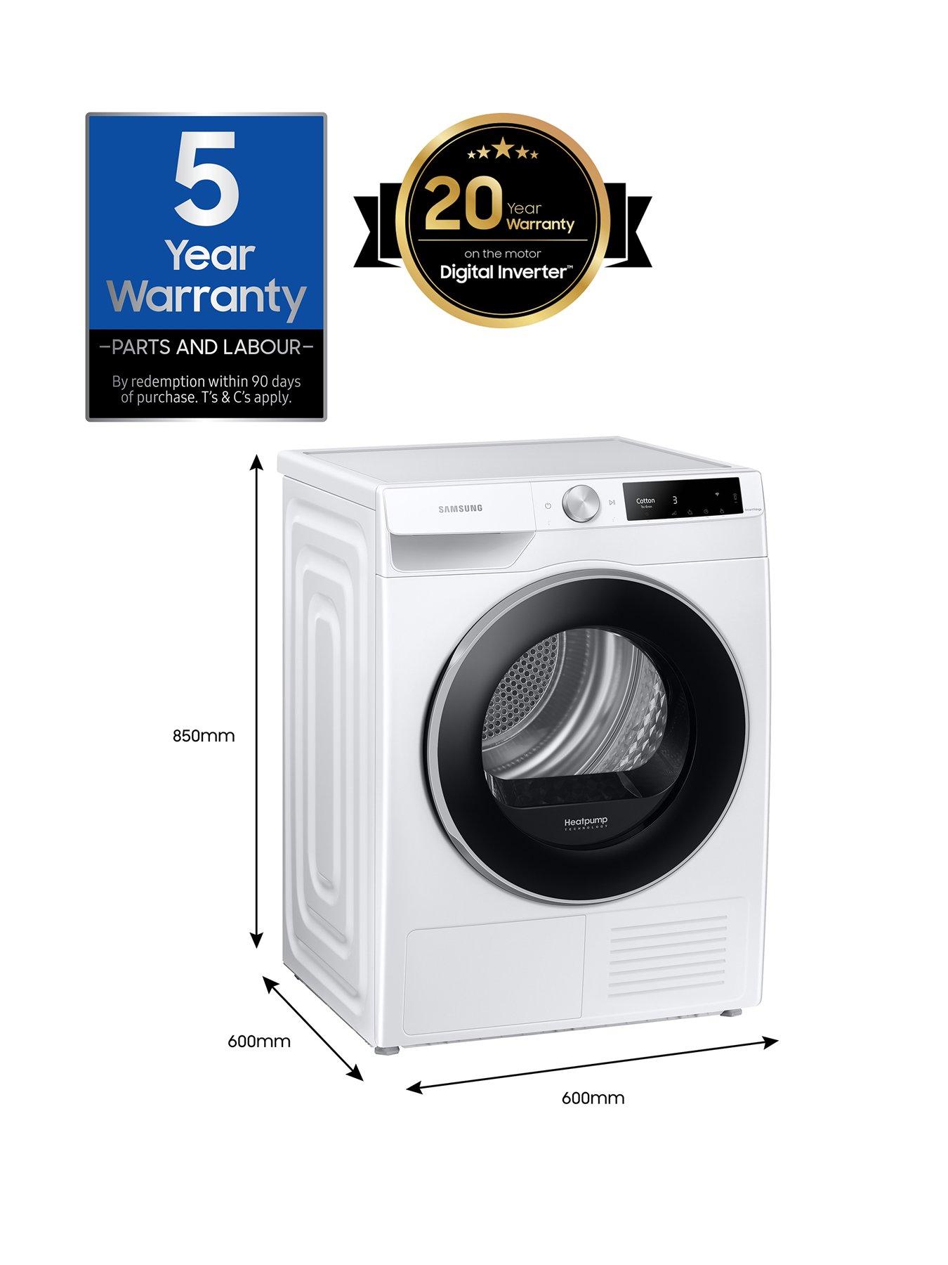 Image 7 of 7 of Samsung Series 7 DV90T6240LE/S1 9kg Load&nbsp;Heat Pump Tumble Dryer with&nbsp;with OptimalDry