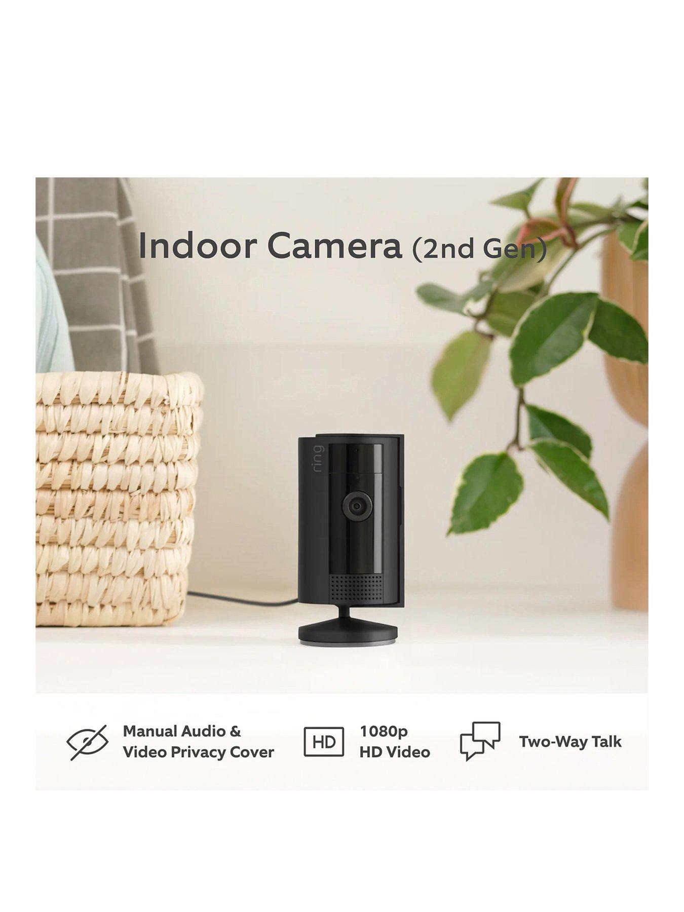 Image 2 of 8 of RING Indoor Camera (2nd gen) Smart Camera - 2 Pack, Black