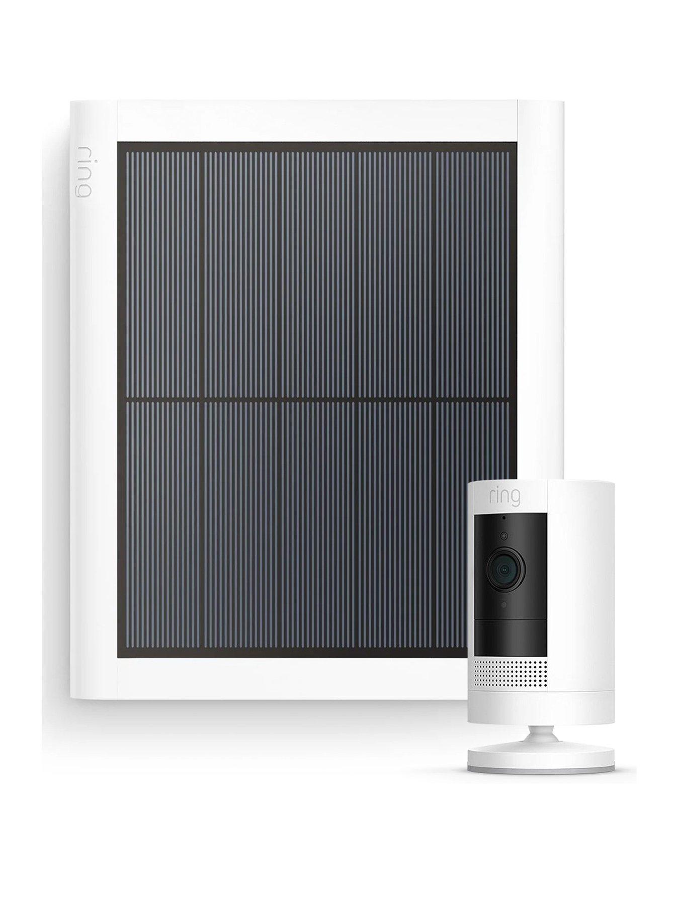 undefined Ring Stick Up Cam Battery and Solar Panel - Black