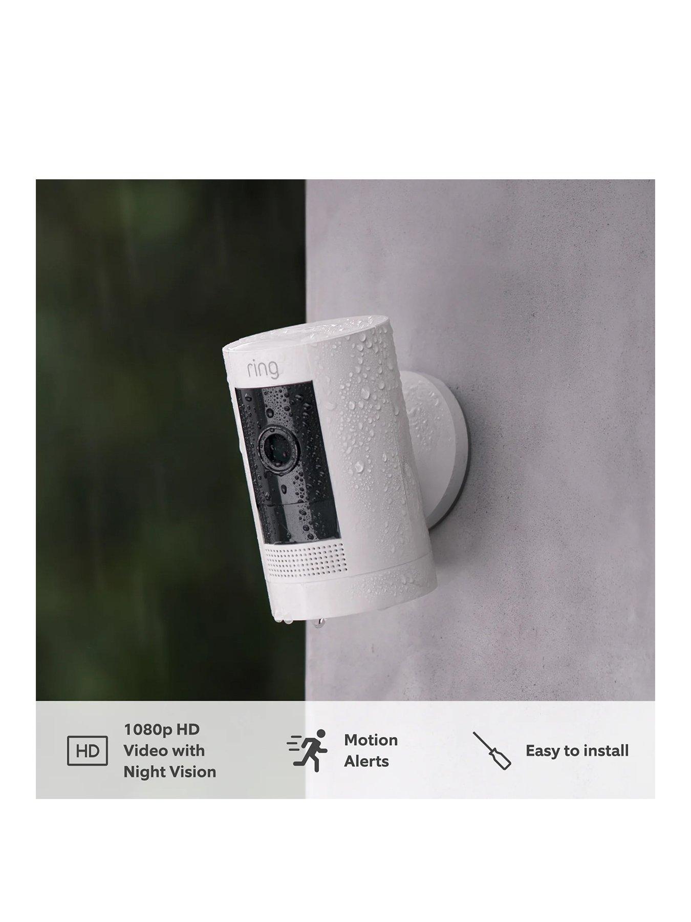 RING Stick Up Cam Battery (Gen 3) Smart Camera Pack, White Very