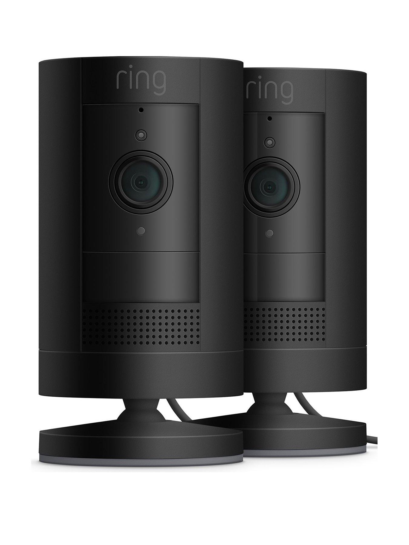 undefined Stick Up Cam Plug In (UK) - 2 pack, Black