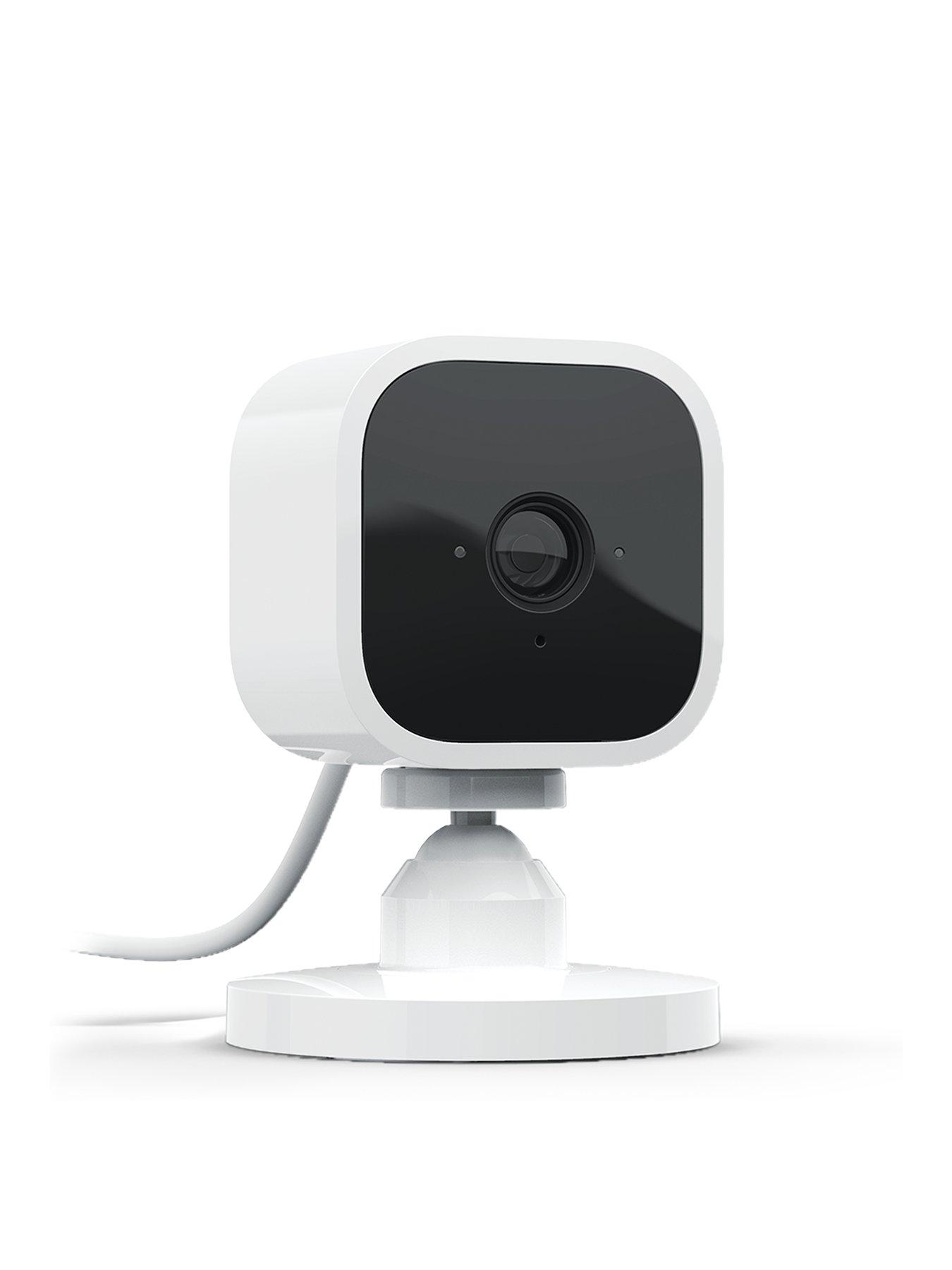 Product photograph of Blink Mini Compact Indoor Plug-in Smart Security Camera 1080p Hd Video Motion Detection Works With Alexa 1 Camera - 2 Camera from very.co.uk
