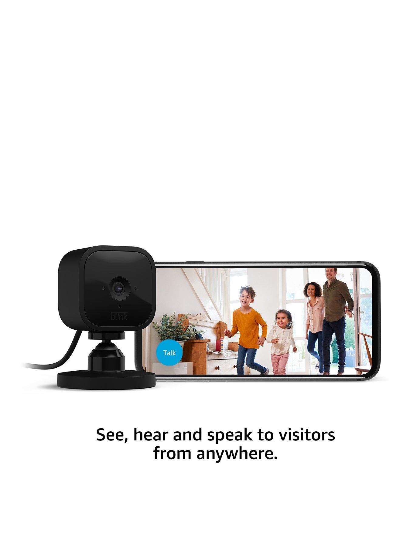 Blink Mini Compact indoor plug-in smart security camera, 1080p