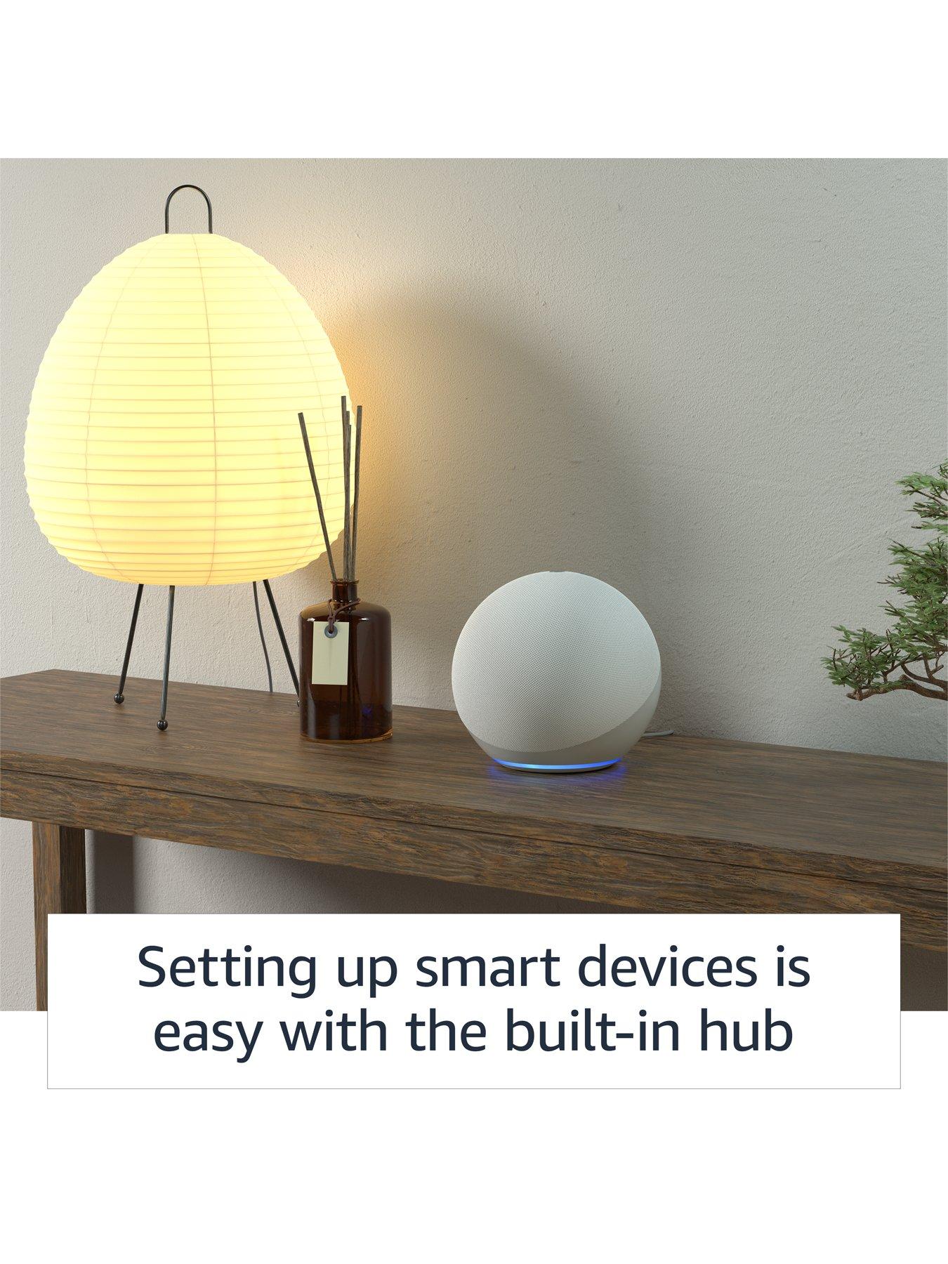 Image 5 of 6 of Amazon Echo (4th Generation) Smart Speaker with premium sound, smart home hub, privacy controls and Alexa - Blue