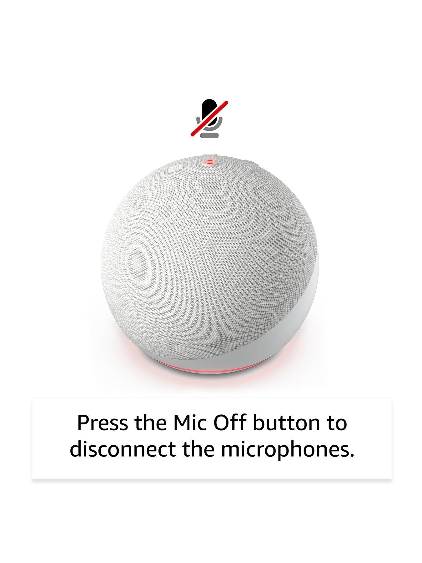 Image 2 of 7 of Amazon Echo Dot (5th Generation) Smart Speaker - White