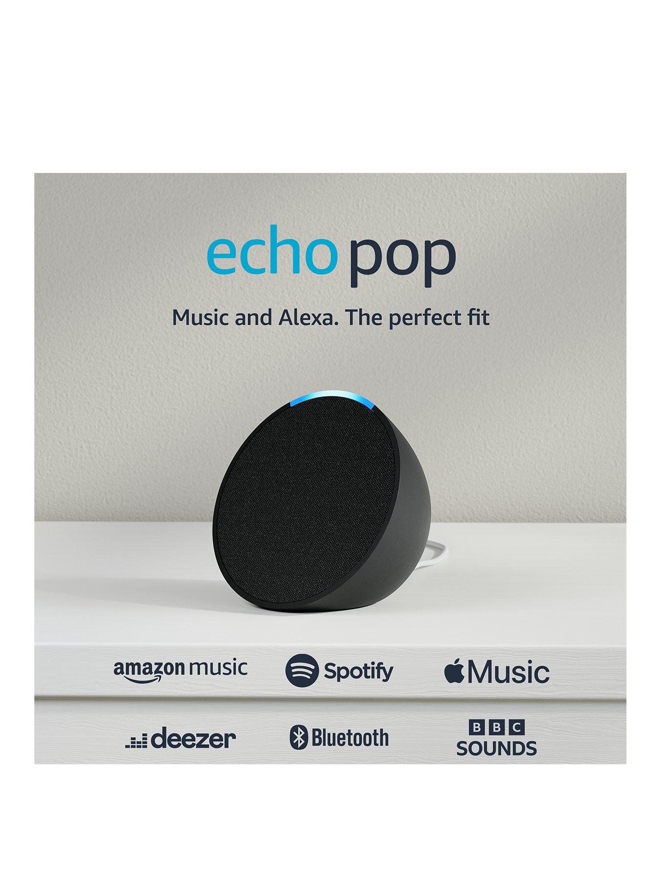 Image 2 of 7 of Amazon Amazon Echo Pop Smart Speaker - White