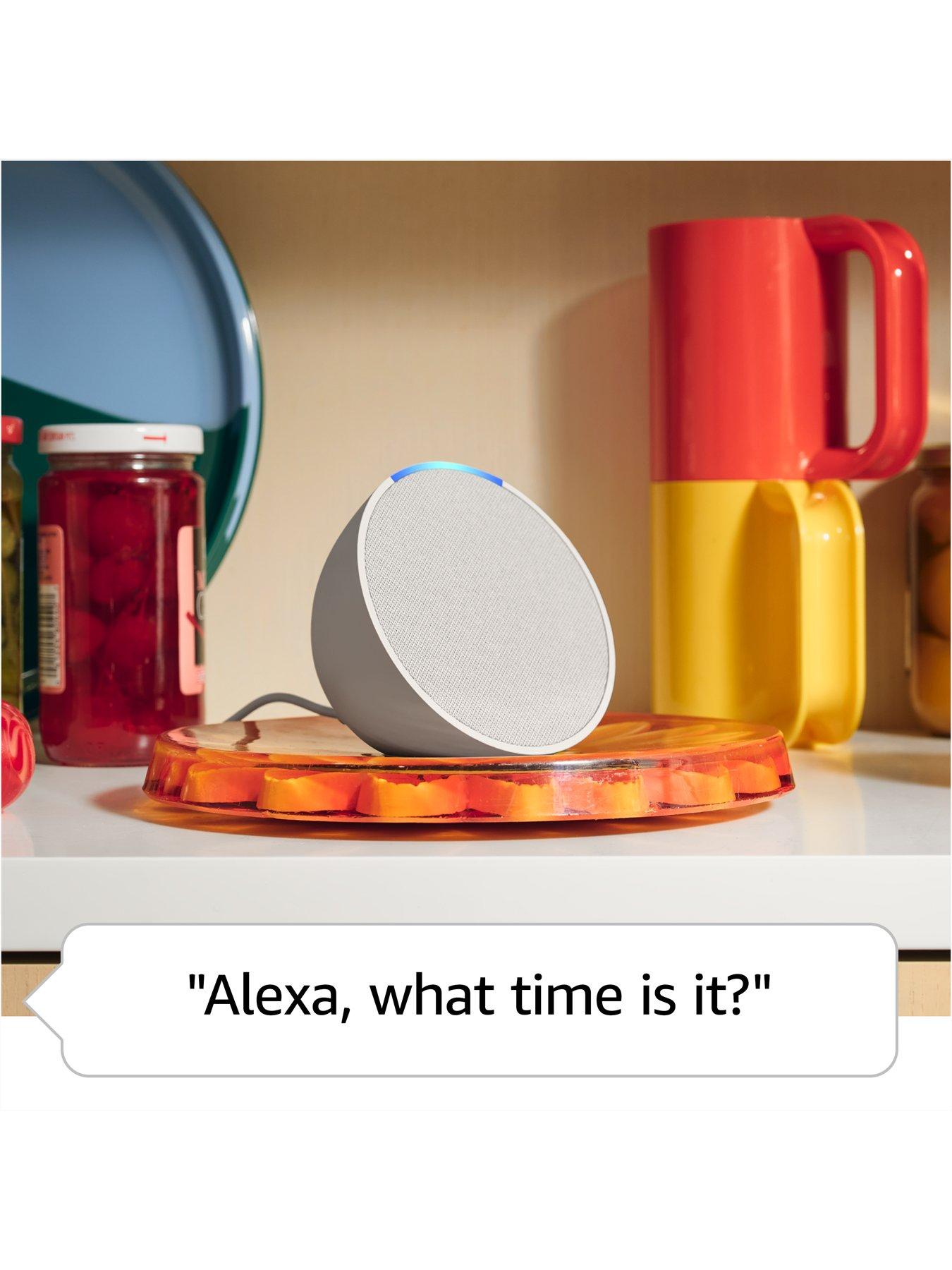 Image 5 of 7 of Amazon Amazon Echo Pop Smart Speaker - White