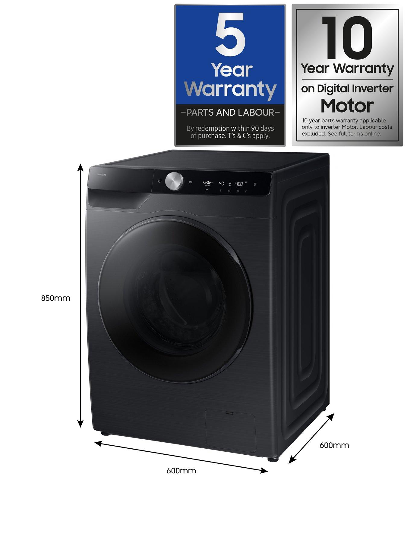 Image 7 of 8 of Samsung Series 6 WD90DG6B85BBU1 9kg Wash, 6kg Dry, 1400 Spin&nbsp;Washer Dryer with&nbsp;ecobubble&trade; Technology - Black