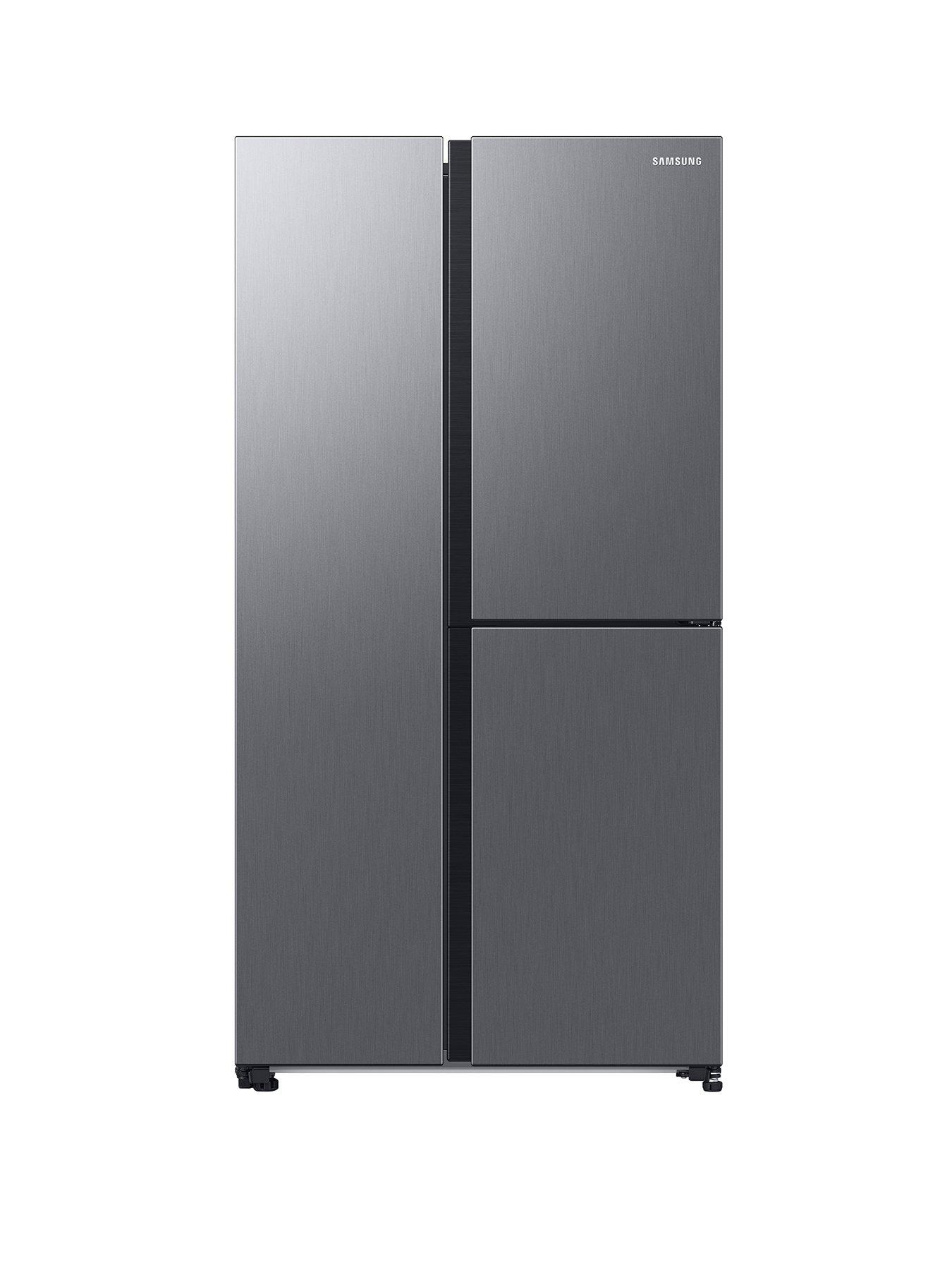 Product photograph of Samsung Rh69dg893es9eu American Style Fridge Freezer With Beverage Centre Trade - Silver from very.co.uk