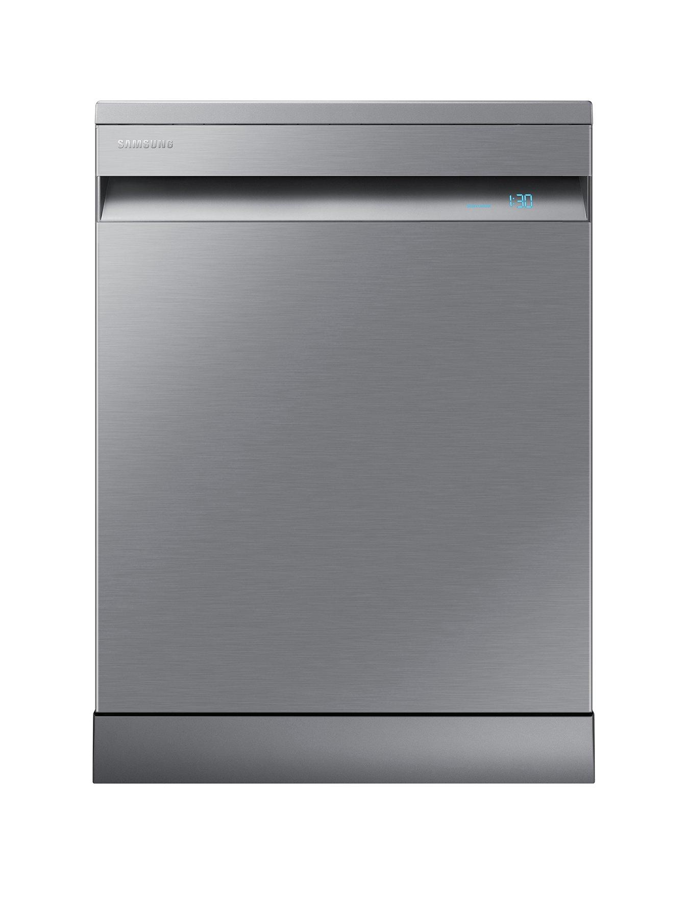 Product photograph of Samsung Series 11 Dw60a8060fs Eu Freestanding 60cm Wide 14 Place Setting Dishwasher With Auto Door And Smartthings - Silver from very.co.uk