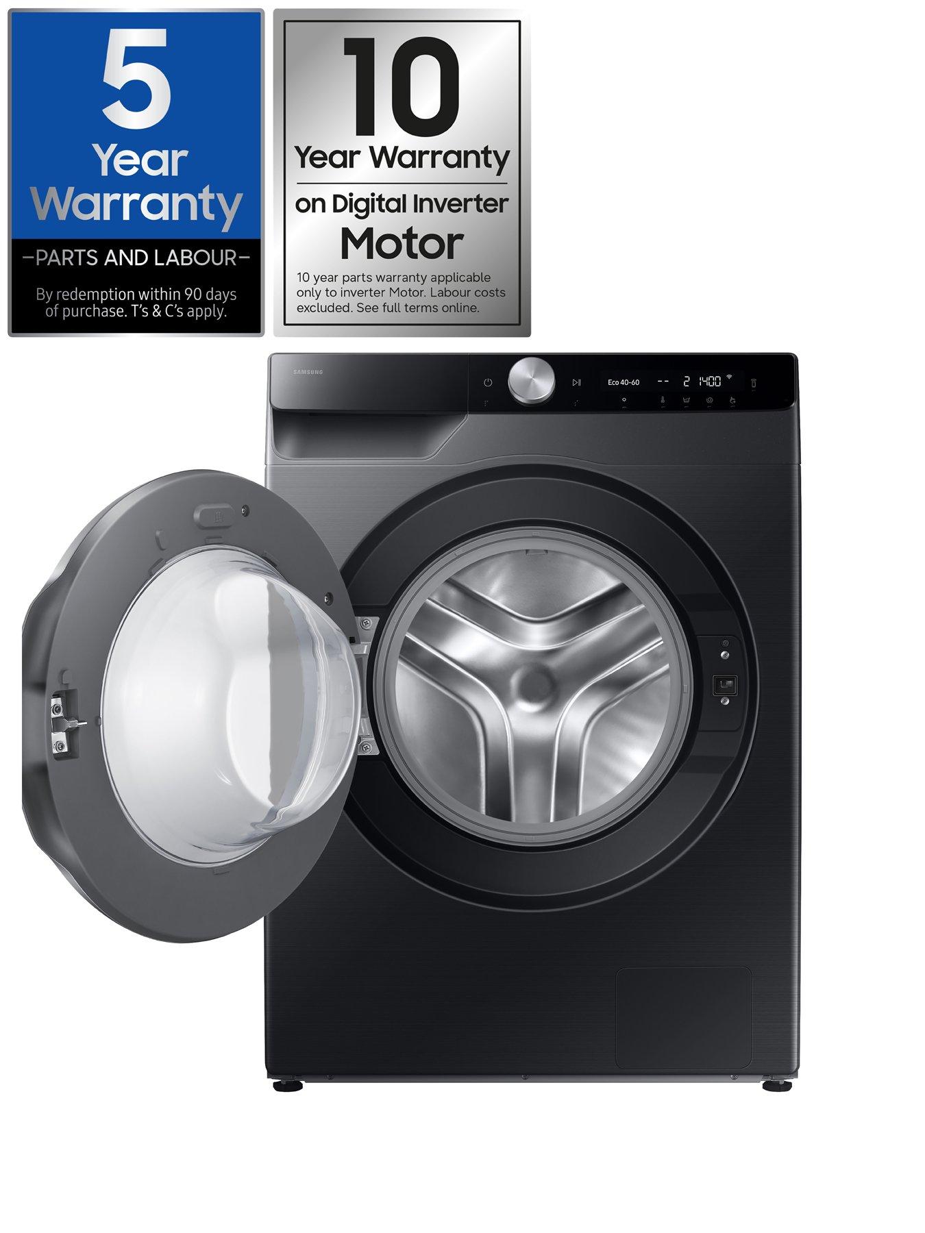 Image 2 of 8 of Samsung Series 6 AI Energy WW11DG6B25LBU1 11kg Load, 1400 Spin Washing Machine with SpaceMax &amp; SmartThings - Black