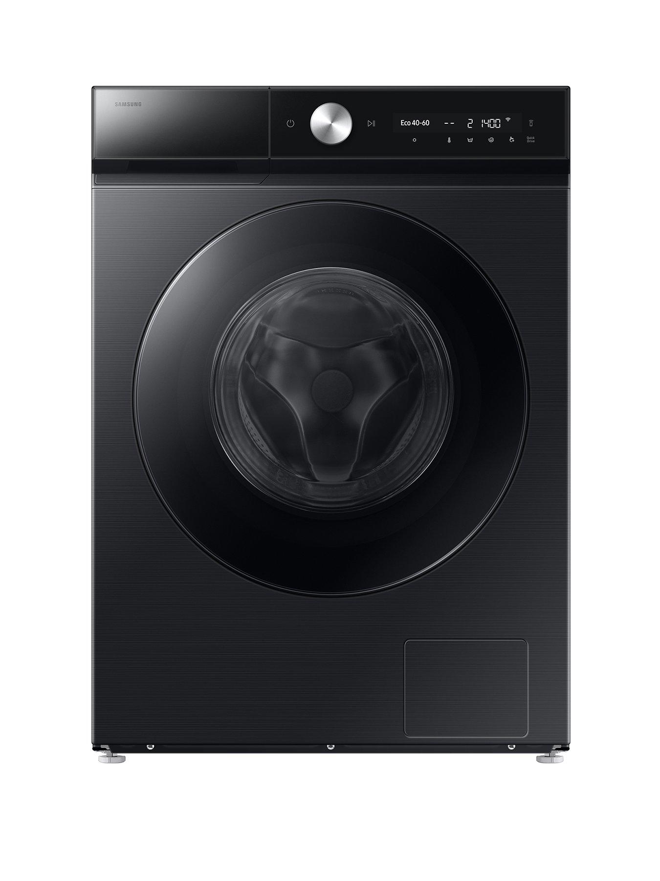 Samsung Series 8 AI Energy WW11DB8B95GBU1 11kg Load, 1400 Spin Washing Machine with QuickDrive, AI Wash and SpaceMax - Black