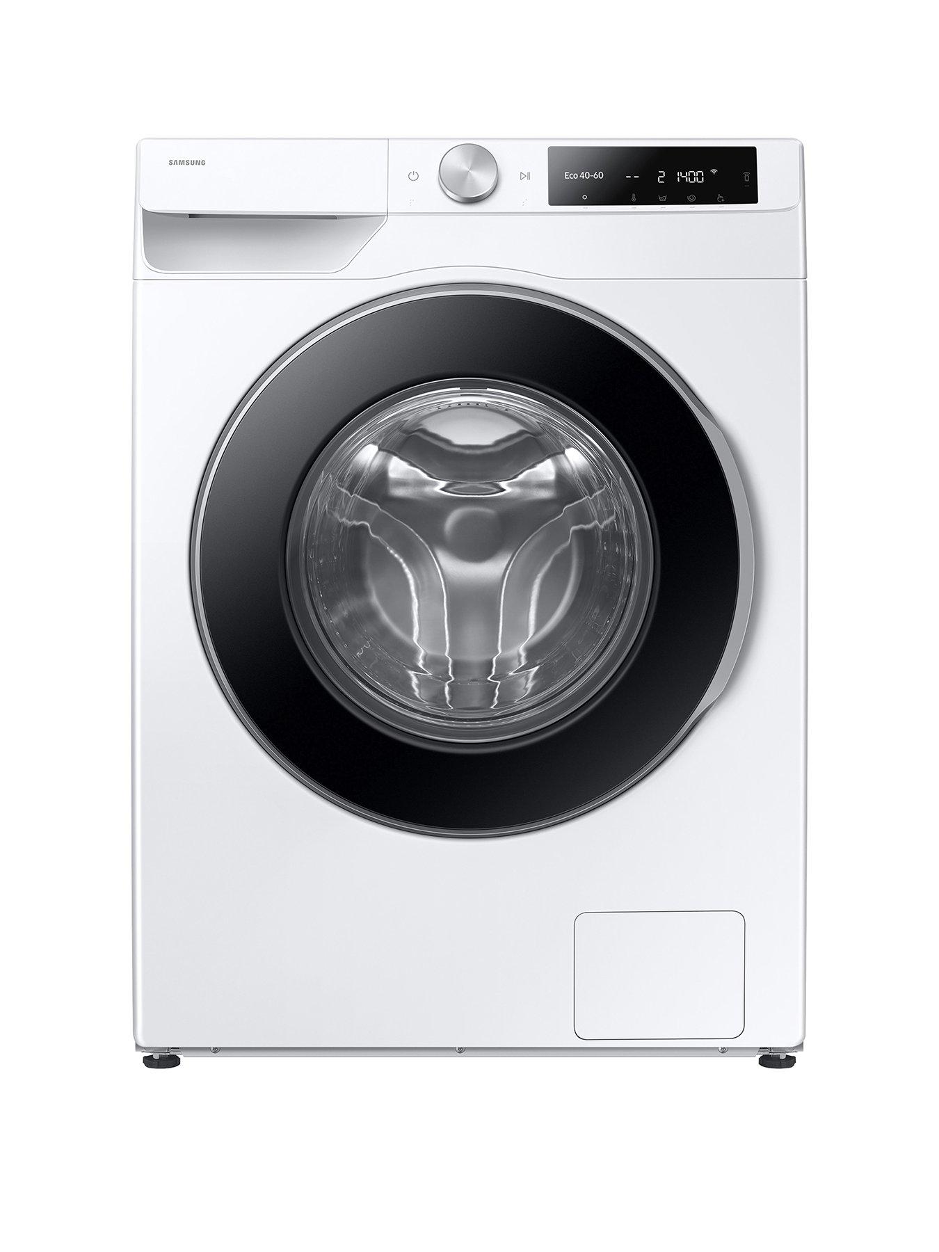Samsung Series 6 AI Energy WW90DG6U85LEU1 9kg Load, 1400 Spin Washing Machine with Auto Dose - White