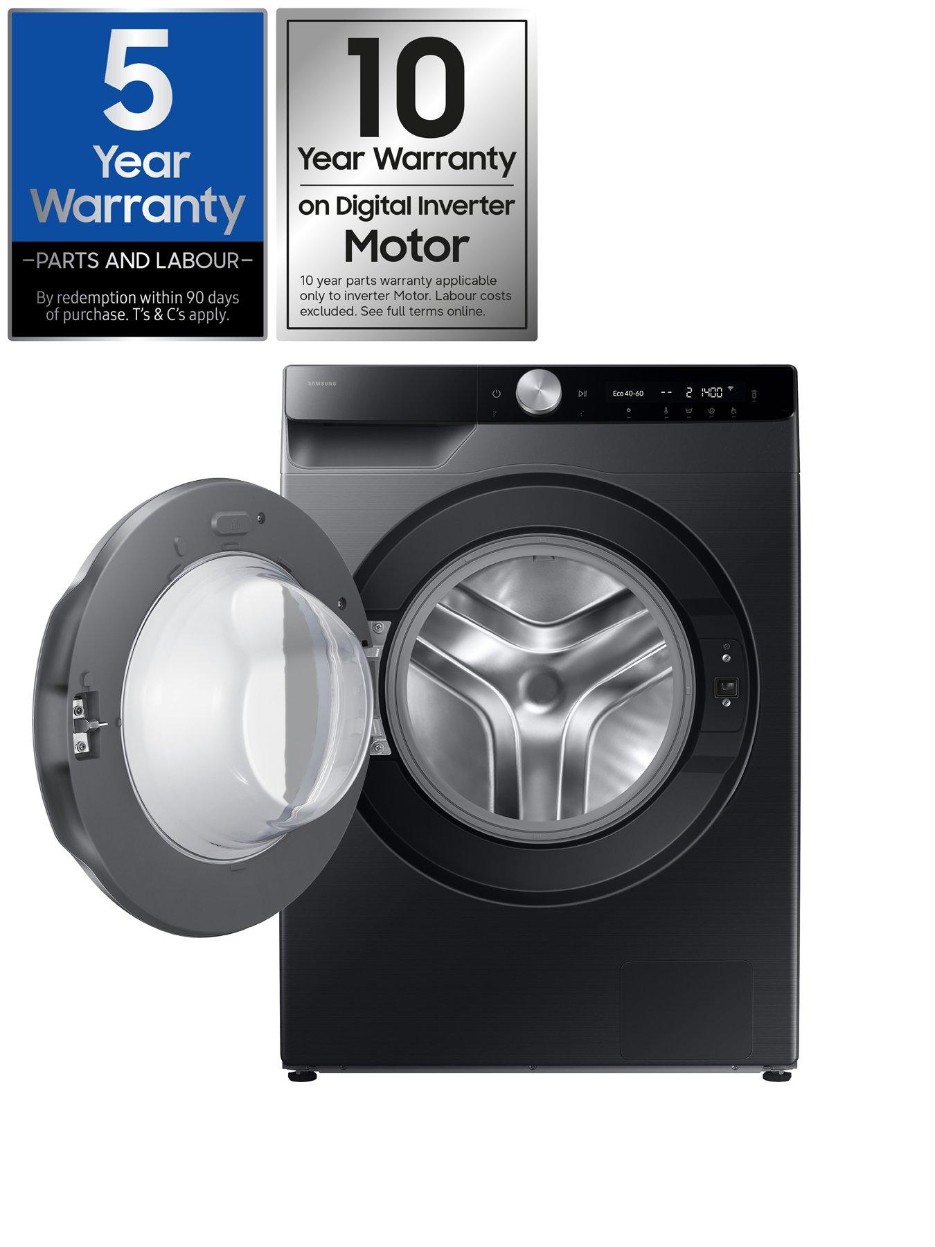 Image 2 of 8 of Samsung Series 6 AI Energy WW90DG6U85LBU1 9kg Load, 1400 Spin Washing Machine with Auto Dose - Black