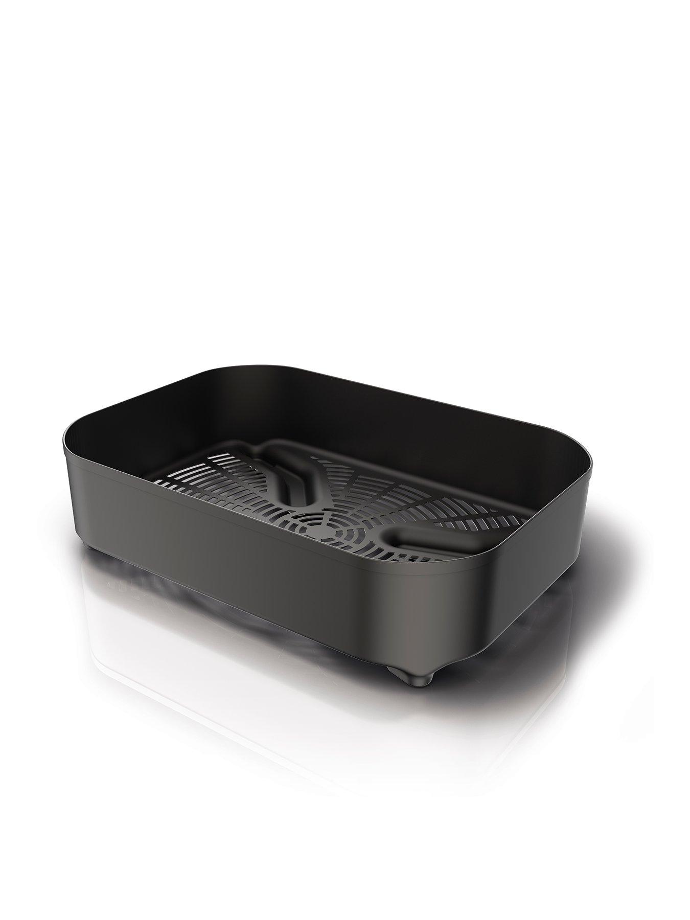 Image 1 of 5 of NINJA Woodfire Electric BBQ Grill Combo Crisper Basket