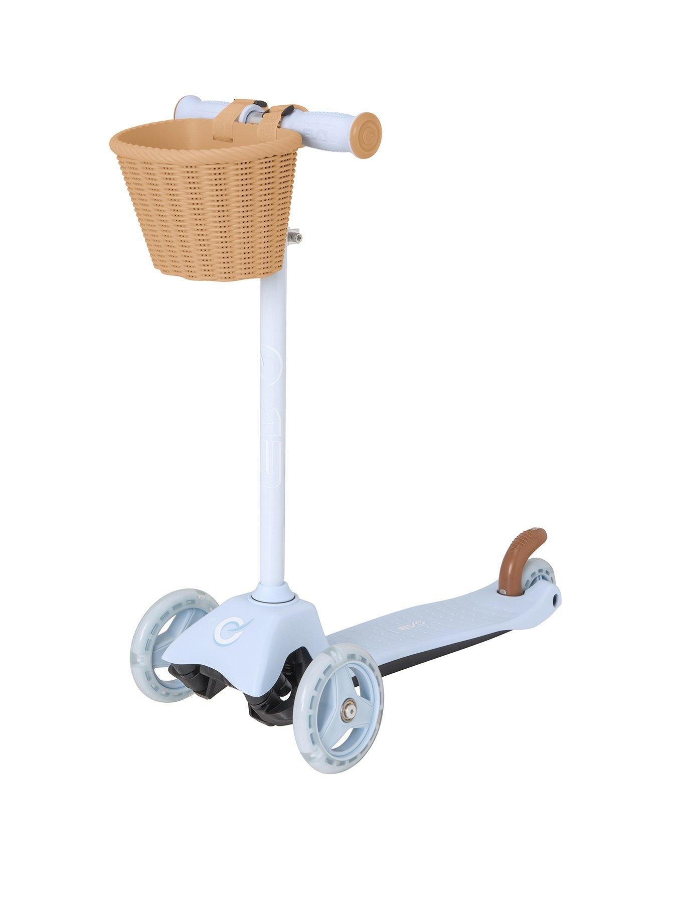 Image 1 of 6 of EVO Mini Cruiser with Basket - Sky Blue