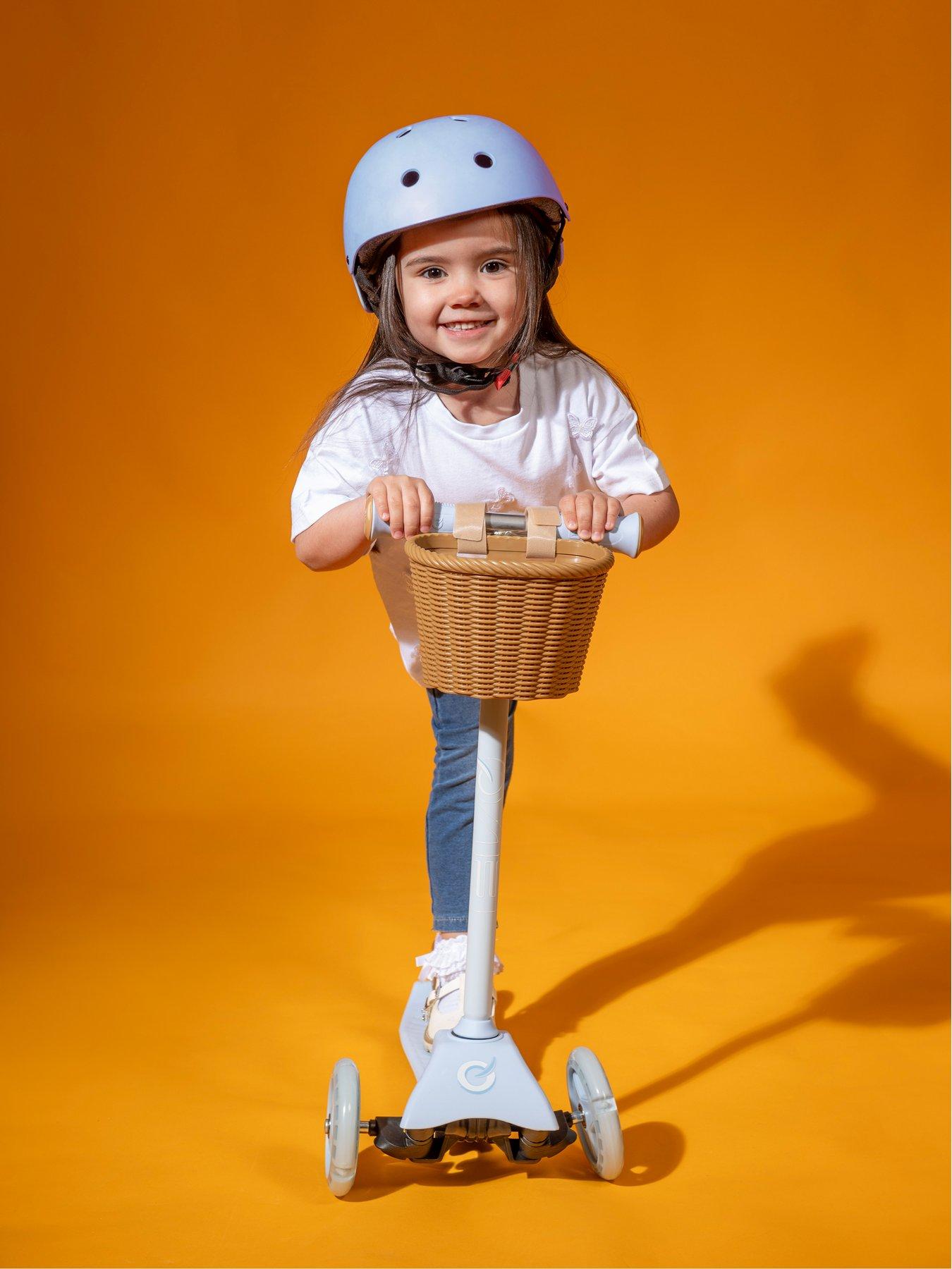 Image 2 of 6 of EVO Mini Cruiser with Basket - Sky Blue