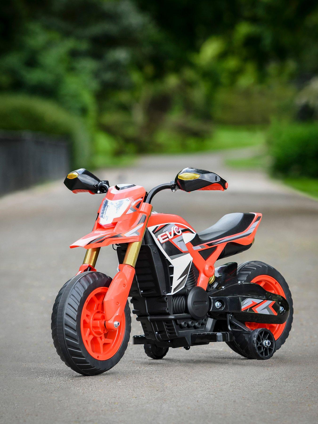 Image 3 of 6 of EVO Rally Motorbike 6V Ride-On - Red