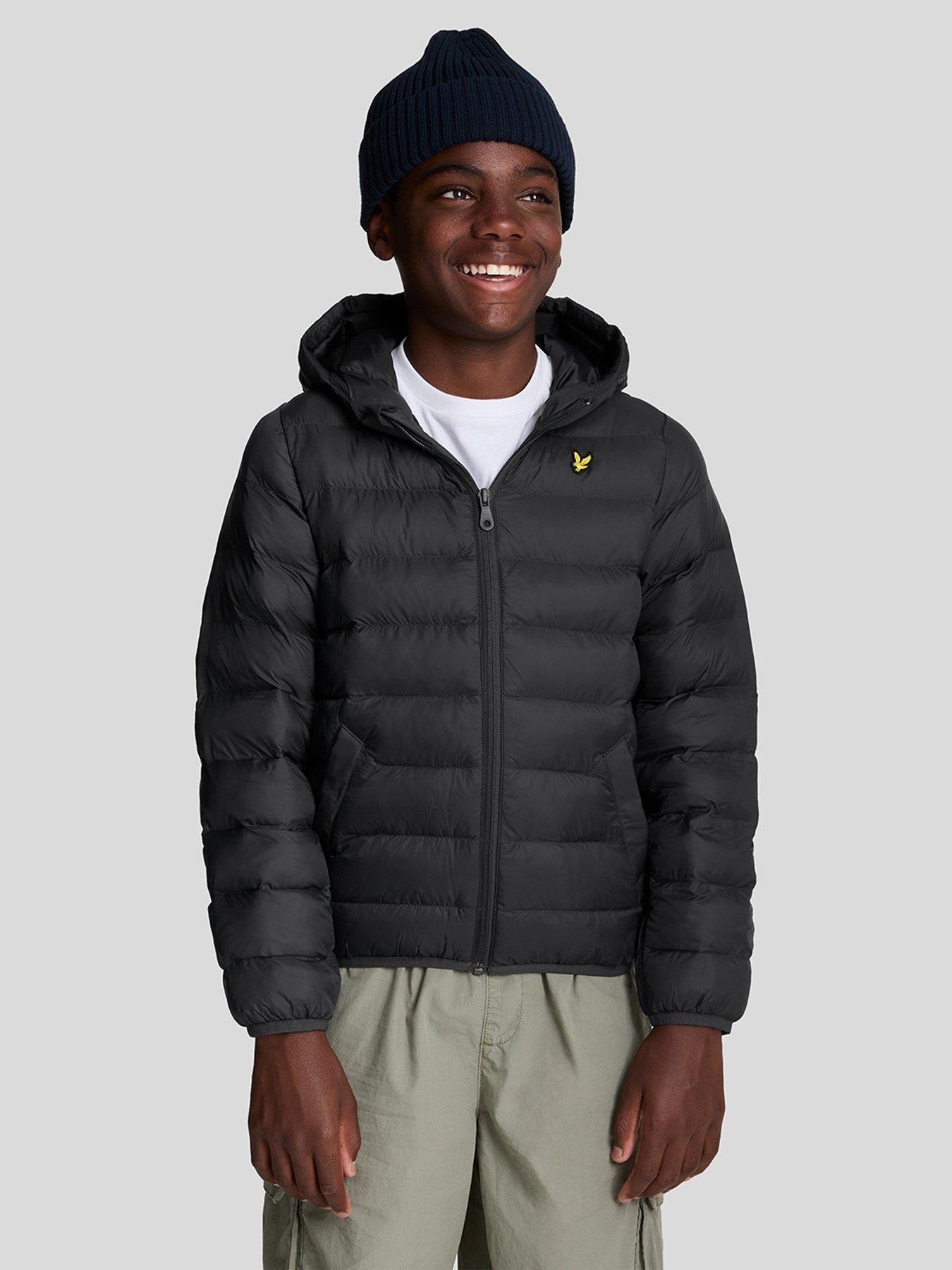 Boys lightweight puffer jacket best sale