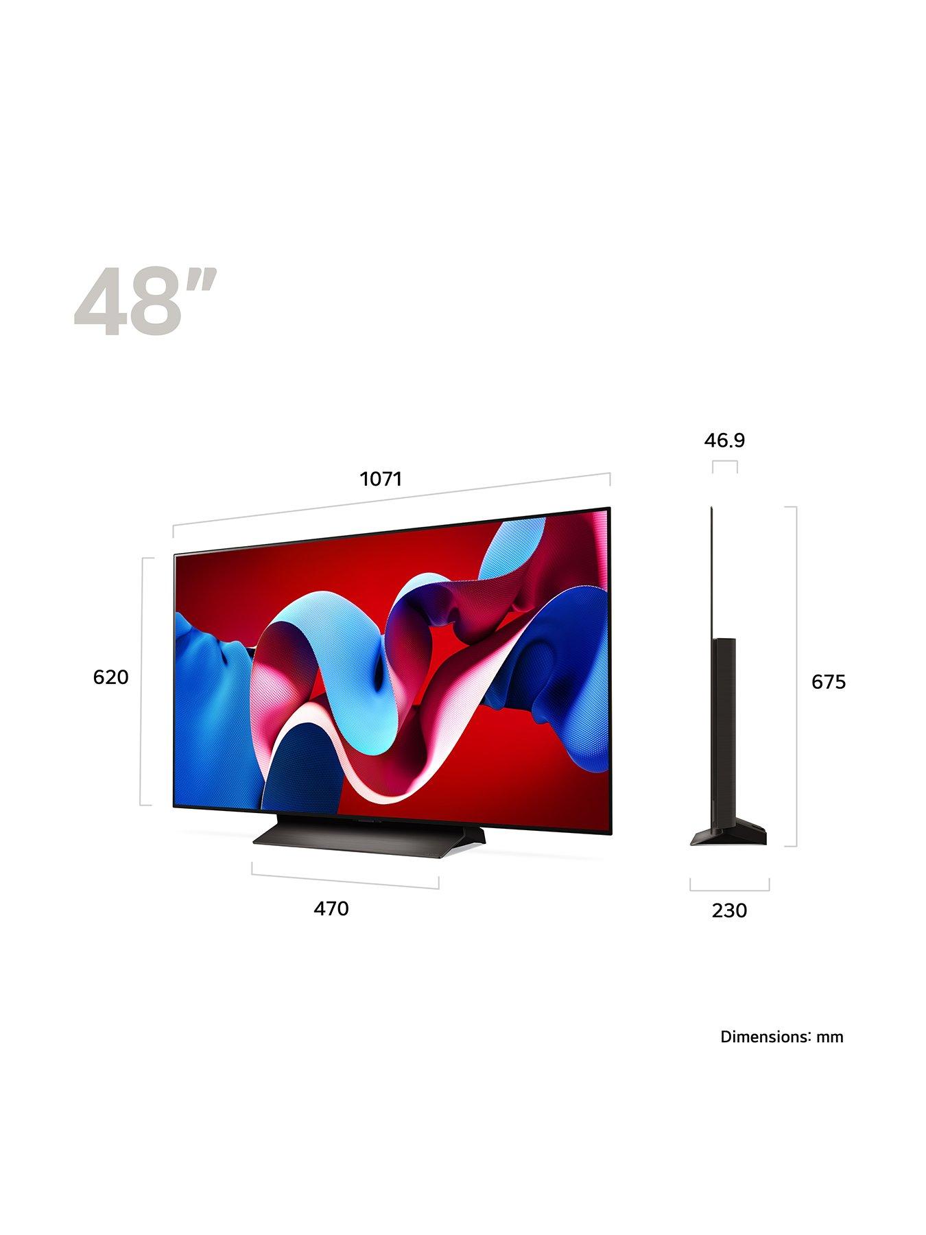 Image 2 of 7 of LG OLED C4, 48-inch, 4K UHD, Smart TV 2024