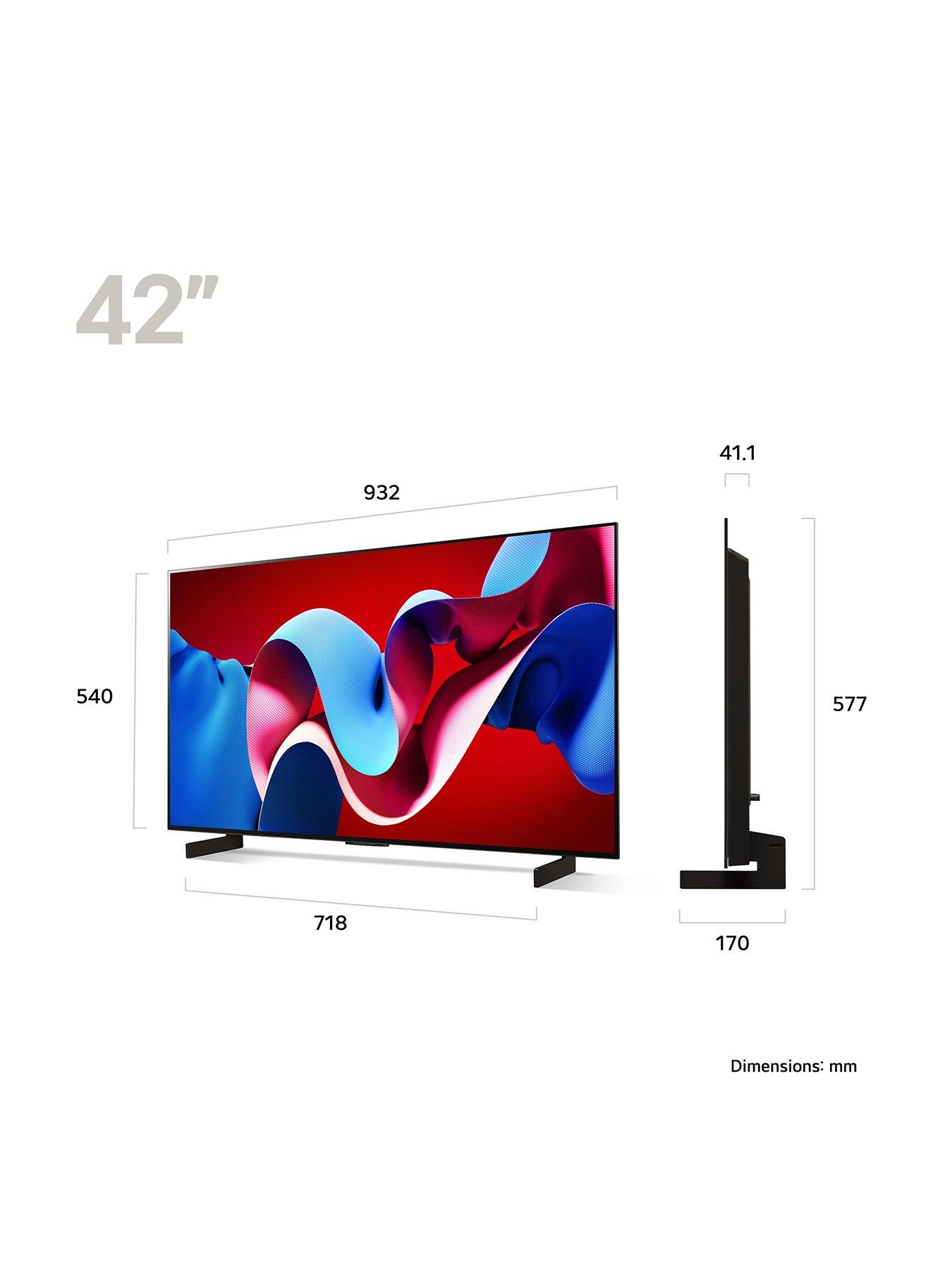 LG OLED C4 42 inch 4K Ultra HD Smart TV 2024