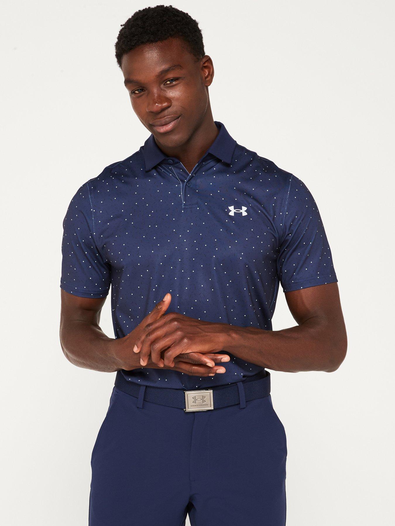 undefined Men's Golf T2G Printed Polo Shirt - Navy