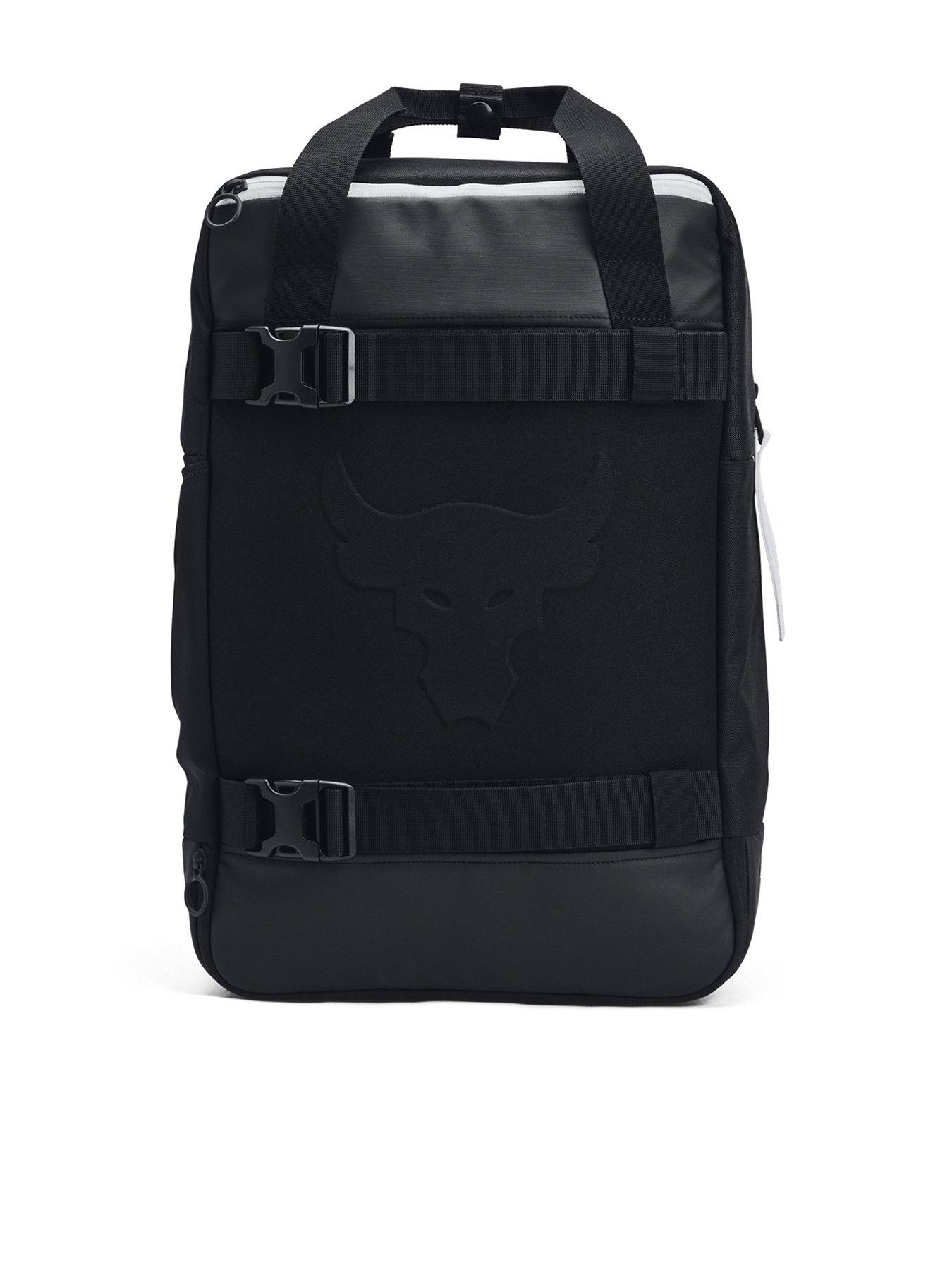 Mens Training Project Rock Duffle Backpack Black